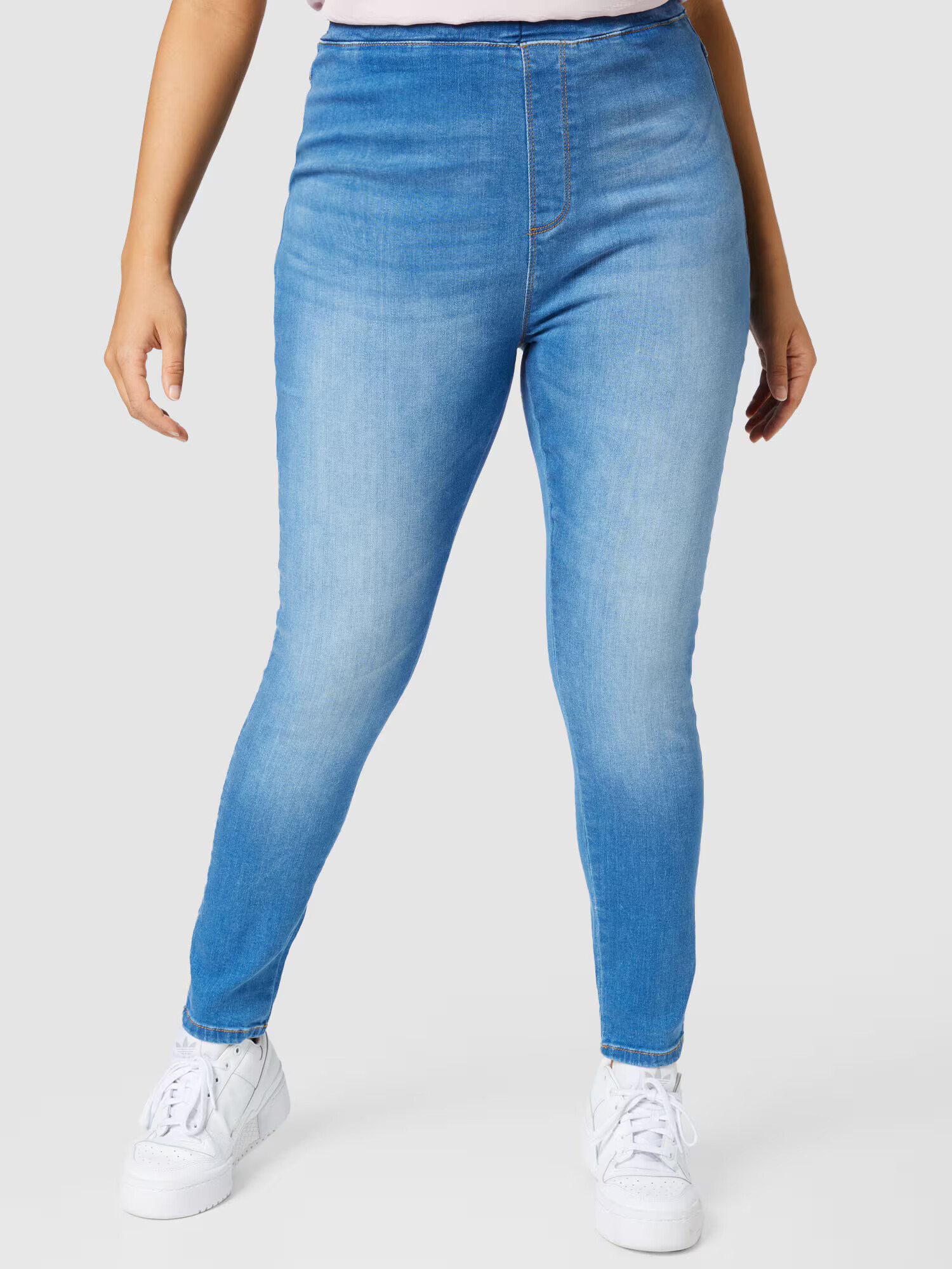 ONLY Carmakoma Jeggings 'Laola' albastru denim - Pled.ro