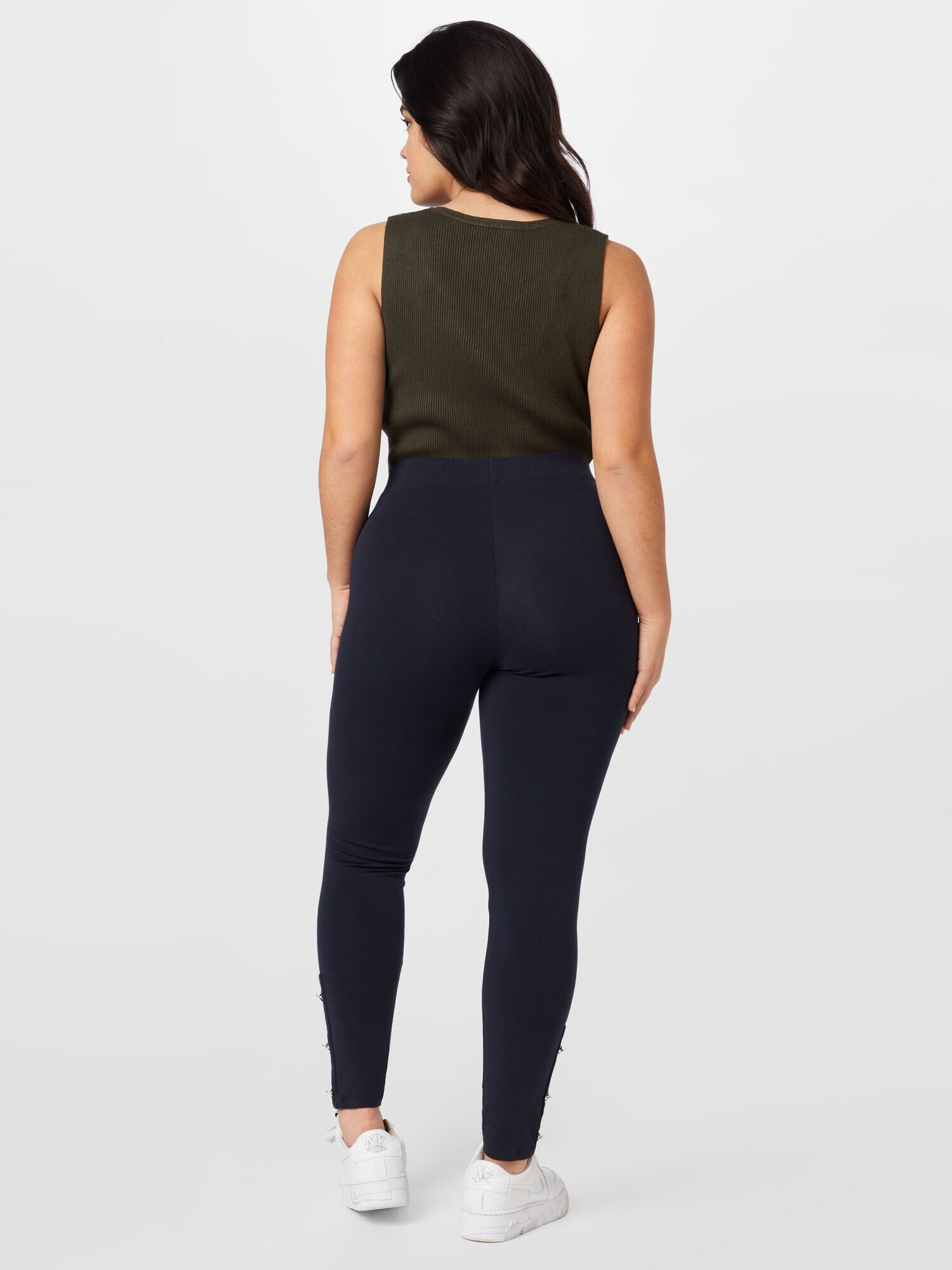 ONLY Carmakoma Leggings 'GRIDA' albastru noapte - Pled.ro