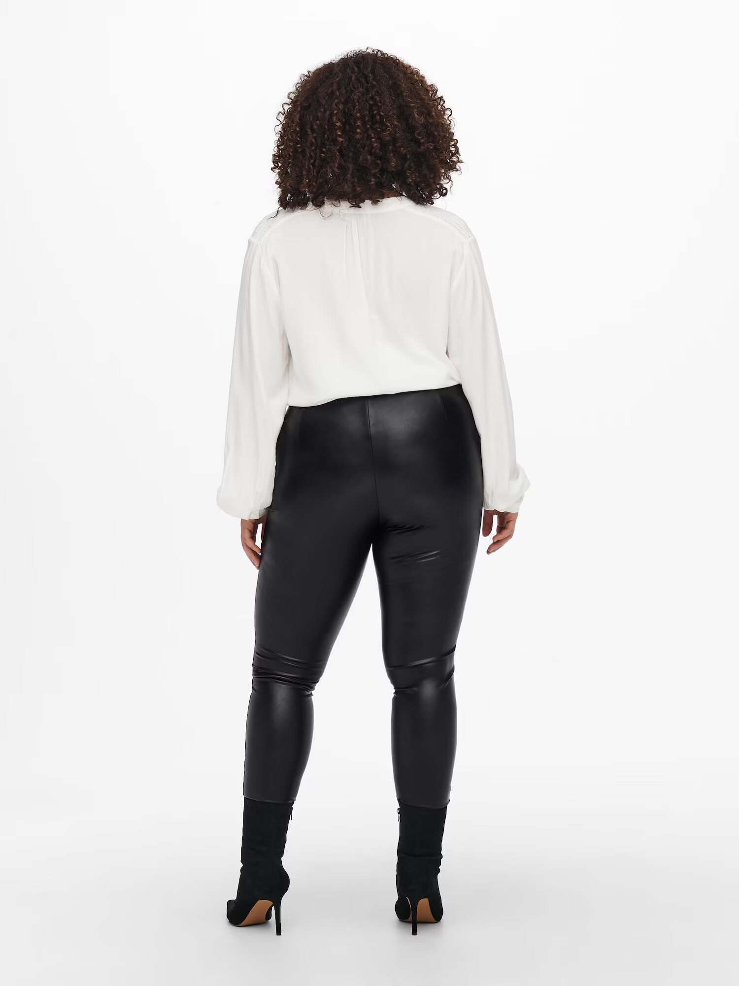 ONLY Carmakoma Leggings 'Hanna' negru - Pled.ro