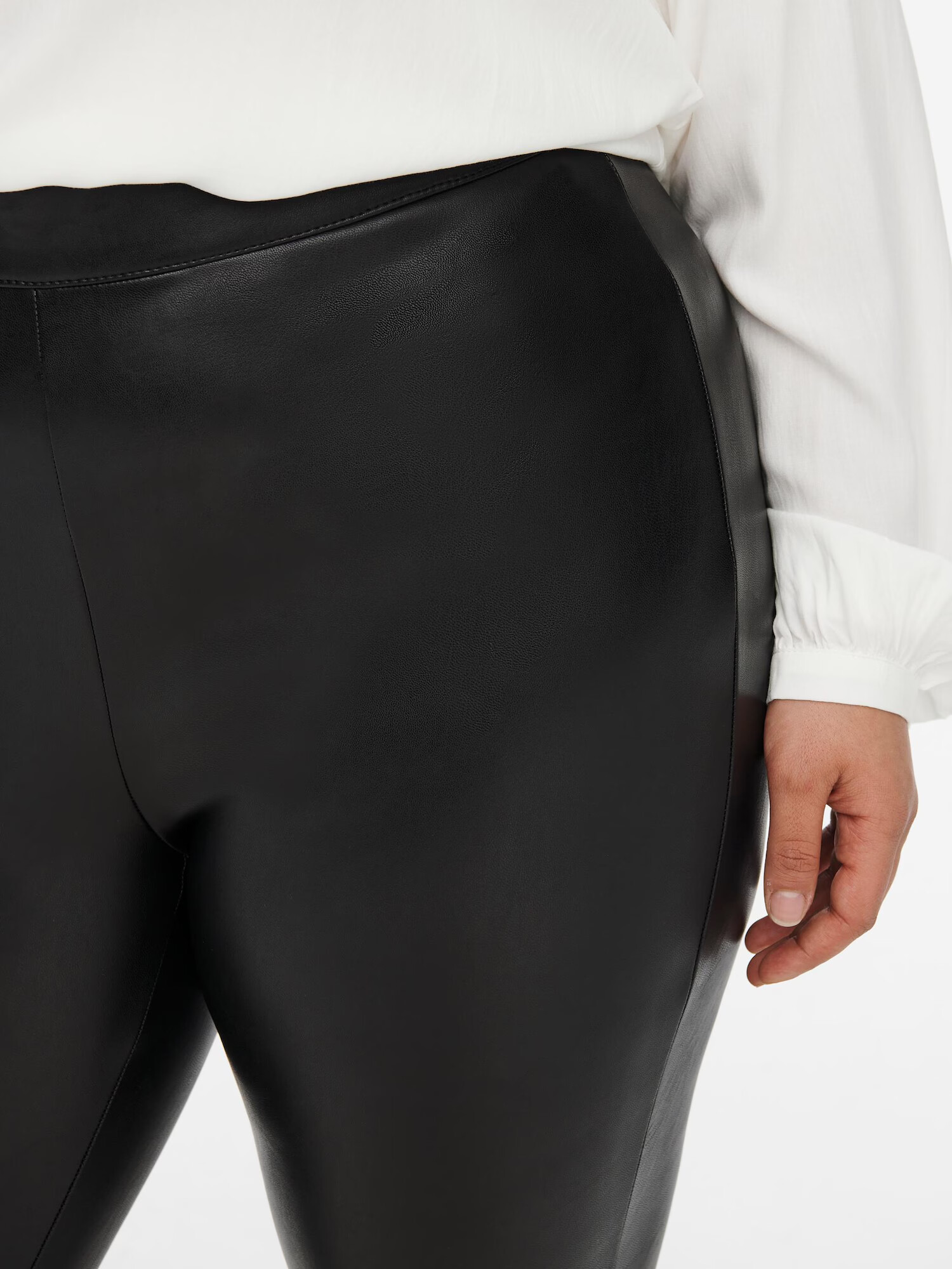 ONLY Carmakoma Leggings 'Hanna' negru - Pled.ro