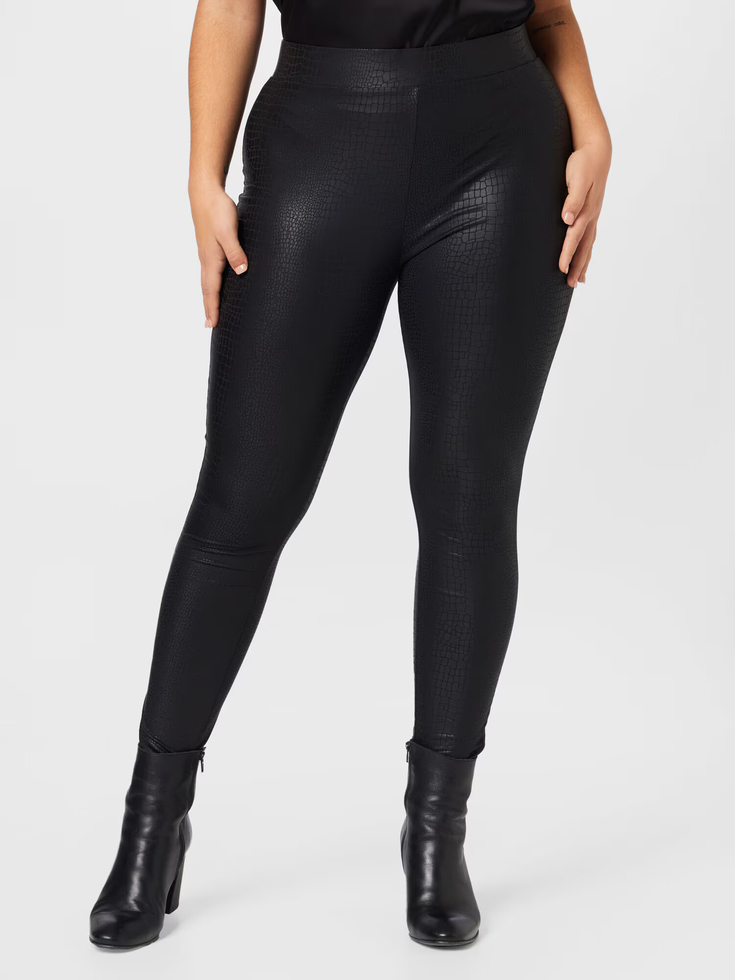 ONLY Carmakoma Leggings 'SANIRA' negru - Pled.ro