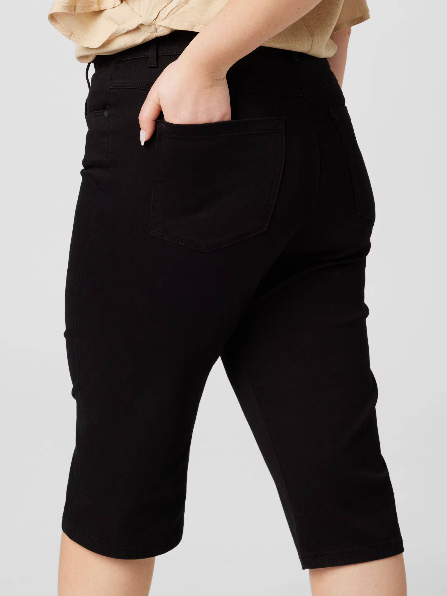 ONLY Carmakoma Pantaloni 'Augusta' negru - Pled.ro