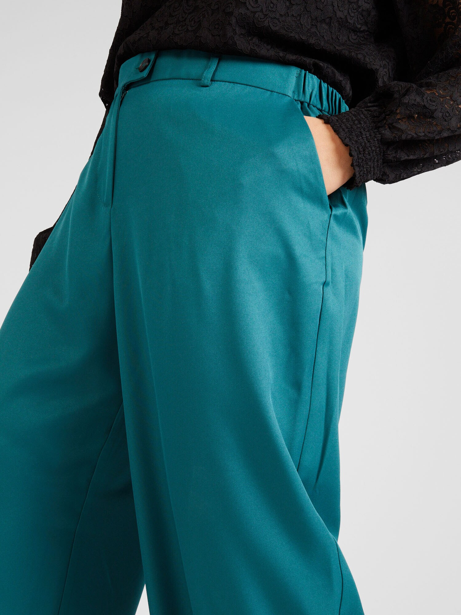 ONLY Carmakoma Pantaloni 'Frey' verde smarald - Pled.ro