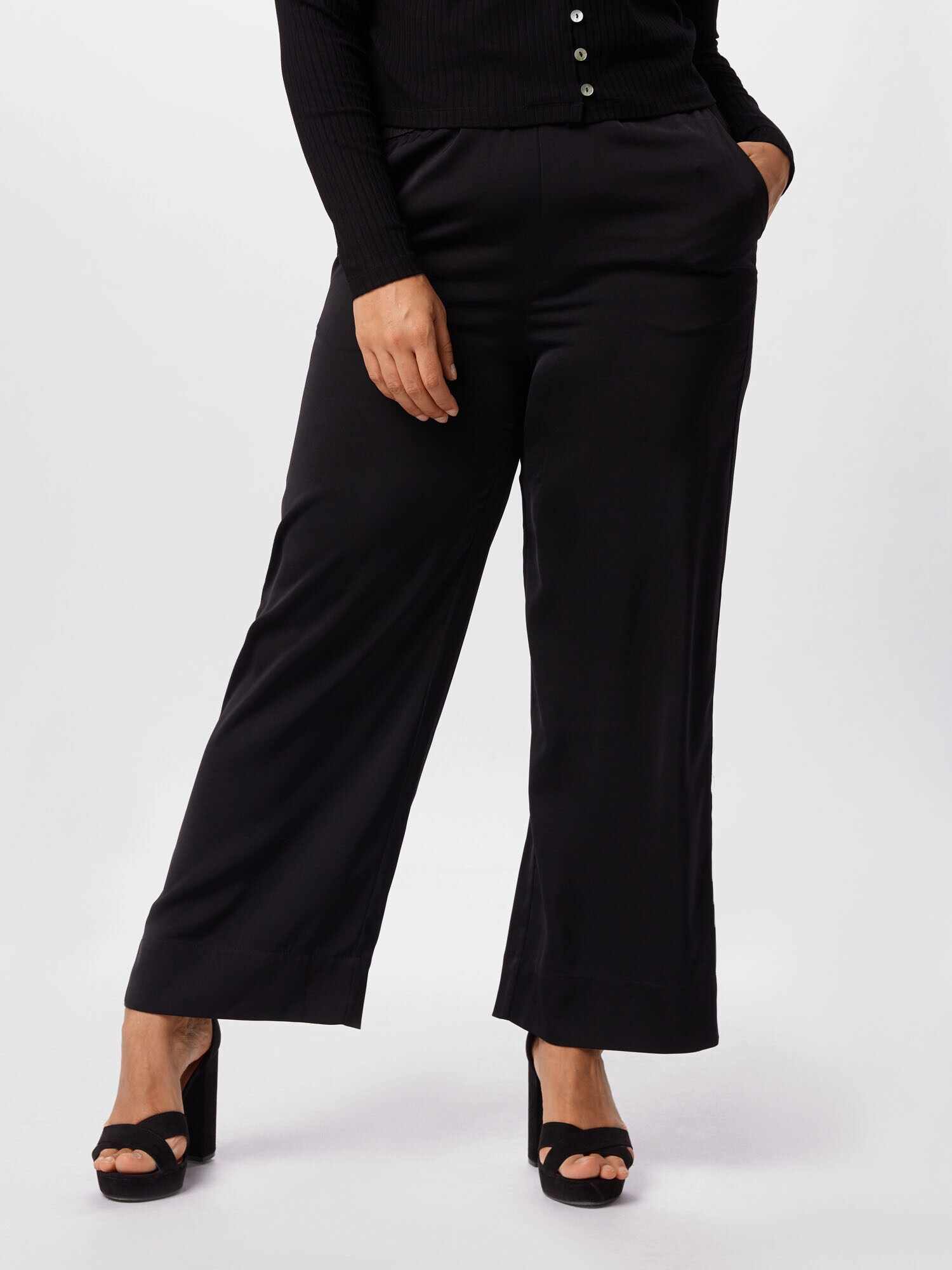 ONLY Carmakoma Pantaloni 'GISELAS' negru - Pled.ro