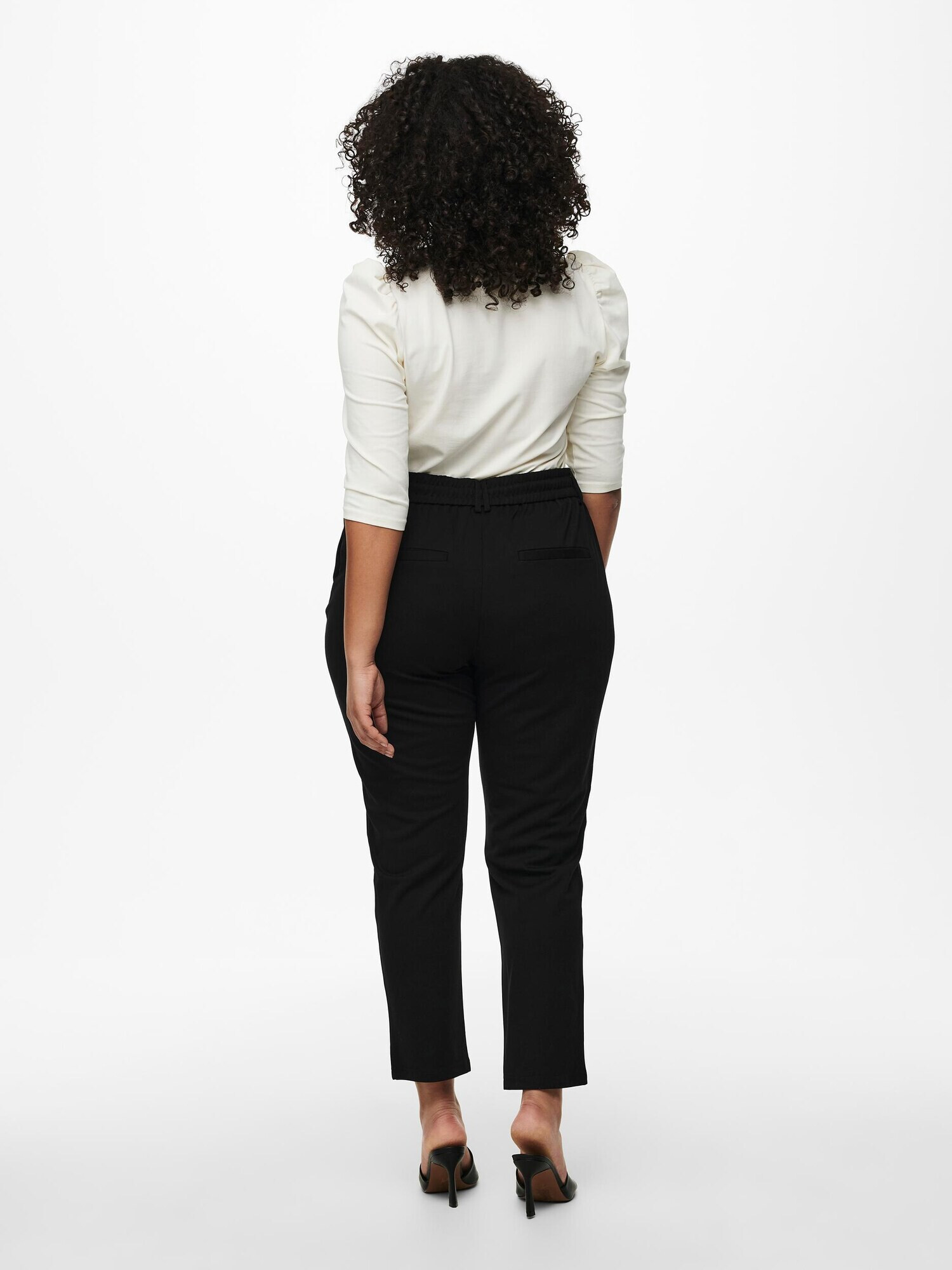 ONLY Carmakoma Pantaloni 'Goldtrash' negru - Pled.ro