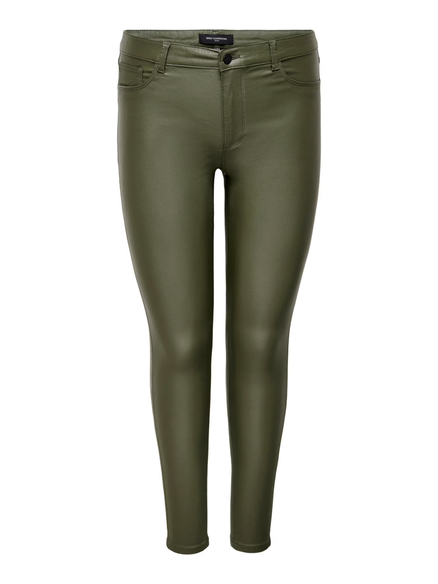 ONLY Carmakoma Pantaloni 'Punk' verde - Pled.ro