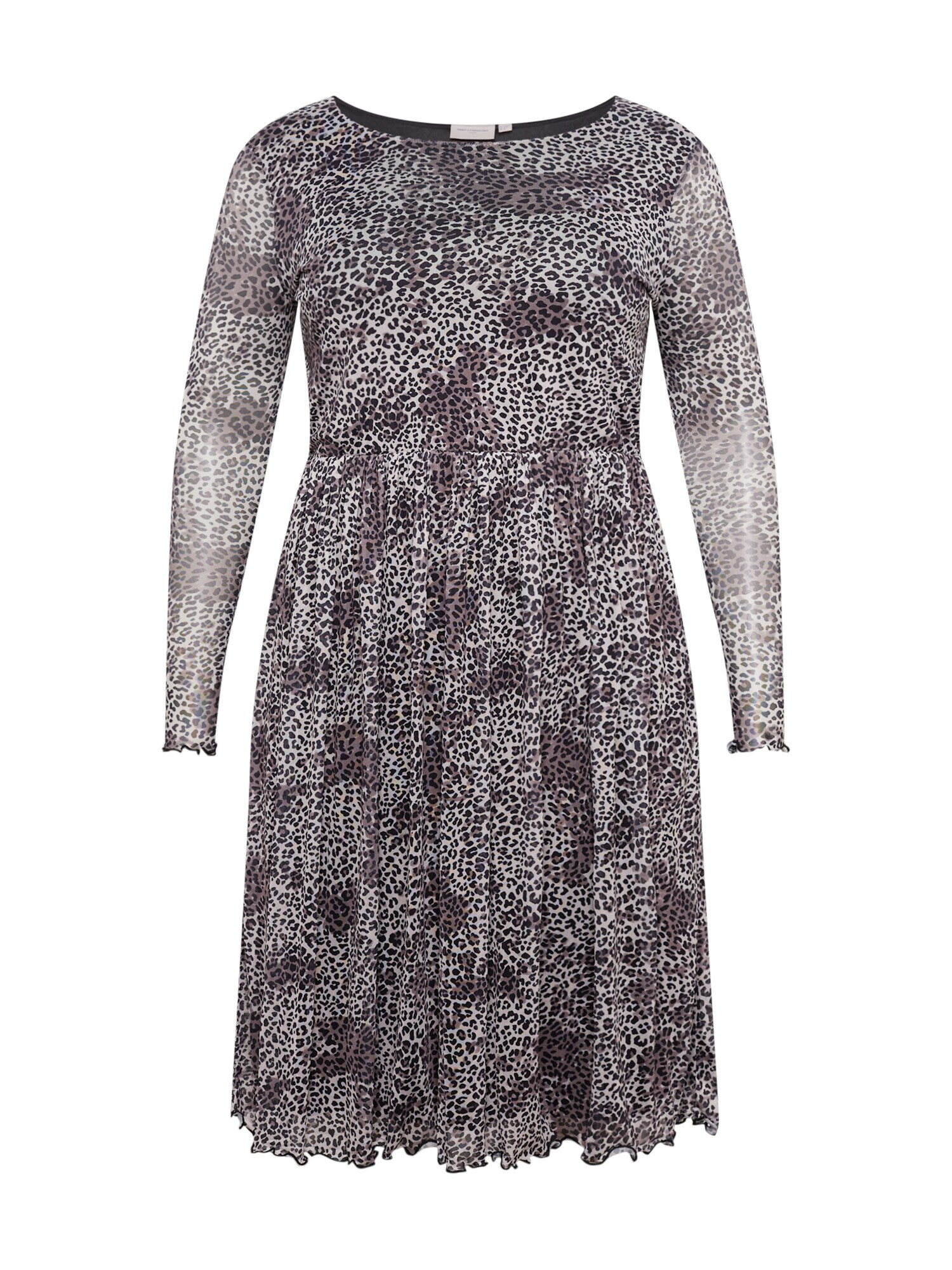 ONLY Carmakoma Rochie 'CARDINE' gri taupe / gri deschis / negru - Pled.ro