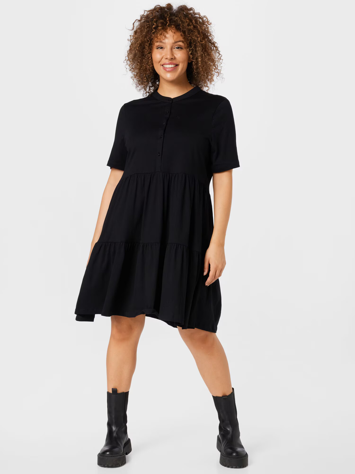 ONLY Carmakoma Rochie negru - Pled.ro