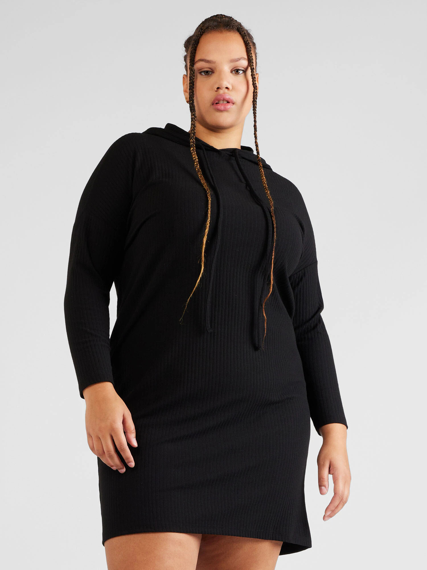 ONLY Carmakoma Rochie 'RIBBI' negru - Pled.ro