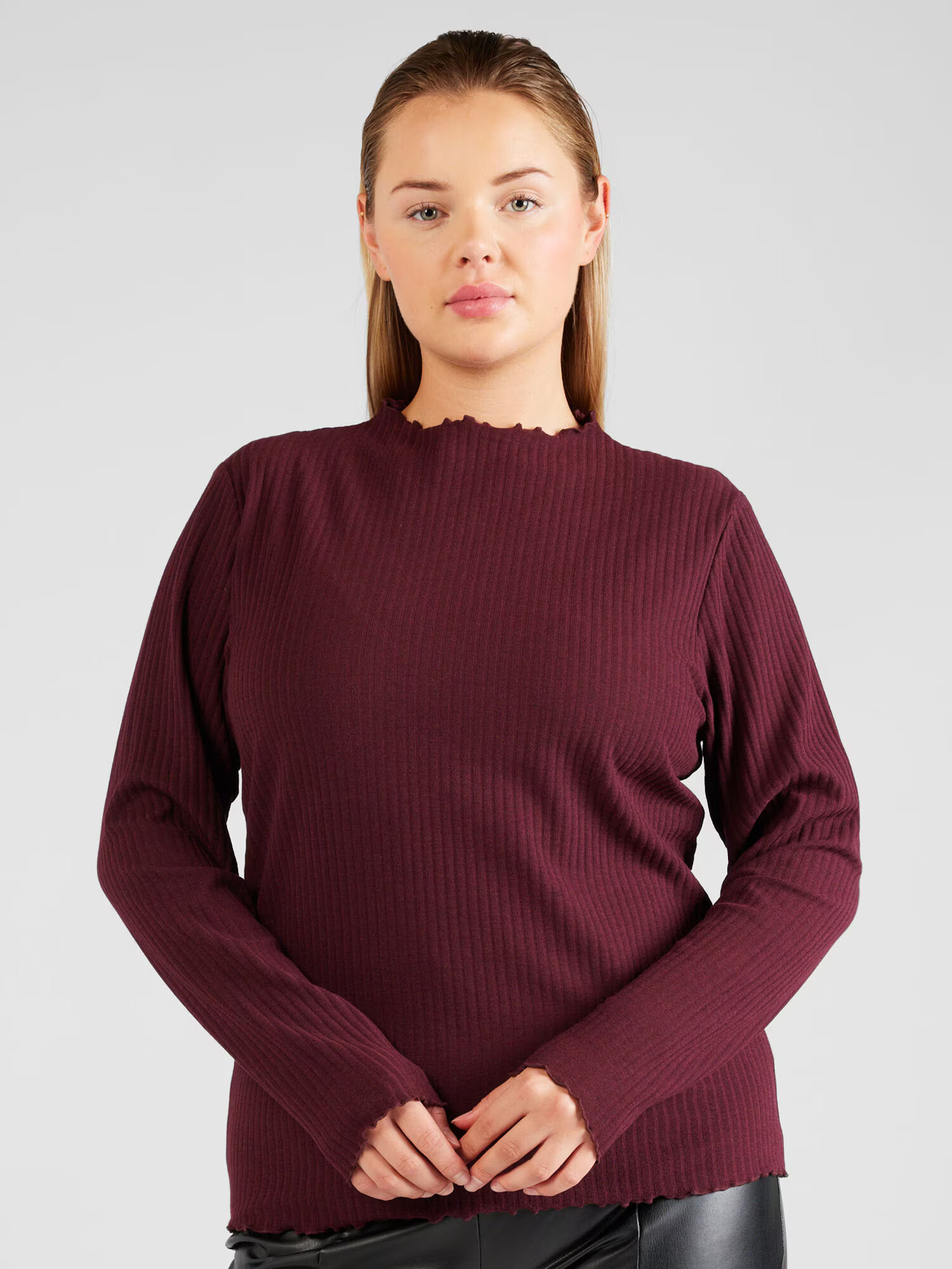 ONLY Carmakoma Tricou 'ALLY' roșu burgundy - Pled.ro