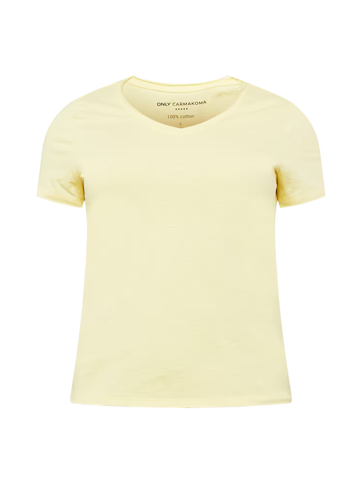 ONLY Carmakoma Tricou 'BONNIE' galben pastel - Pled.ro