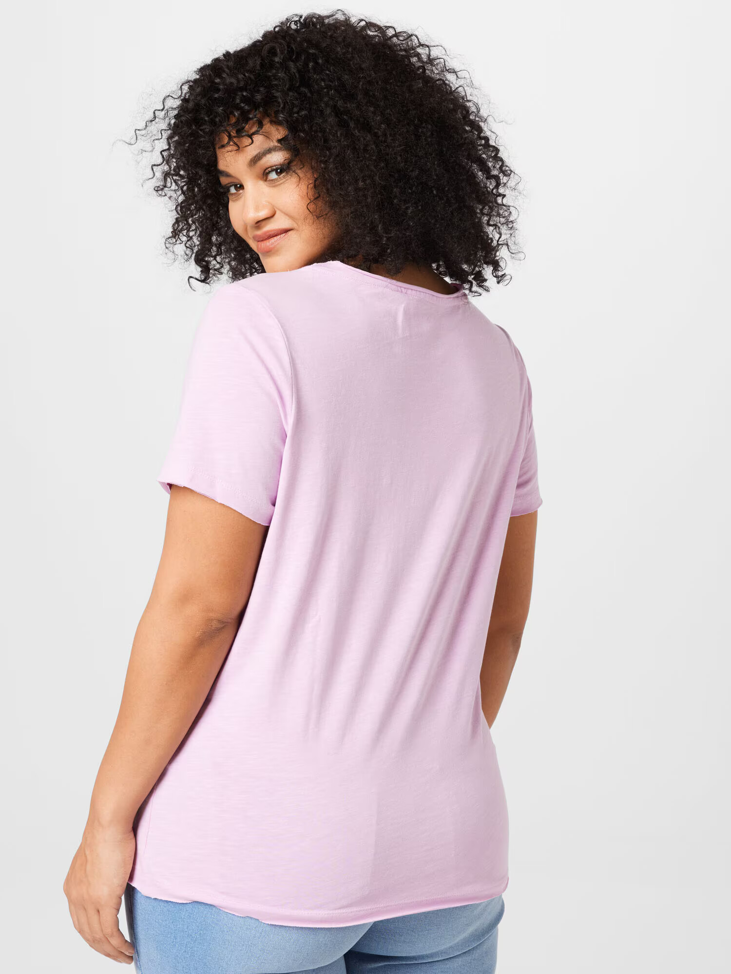 ONLY Carmakoma Tricou 'Bonnie' mov pastel - Pled.ro