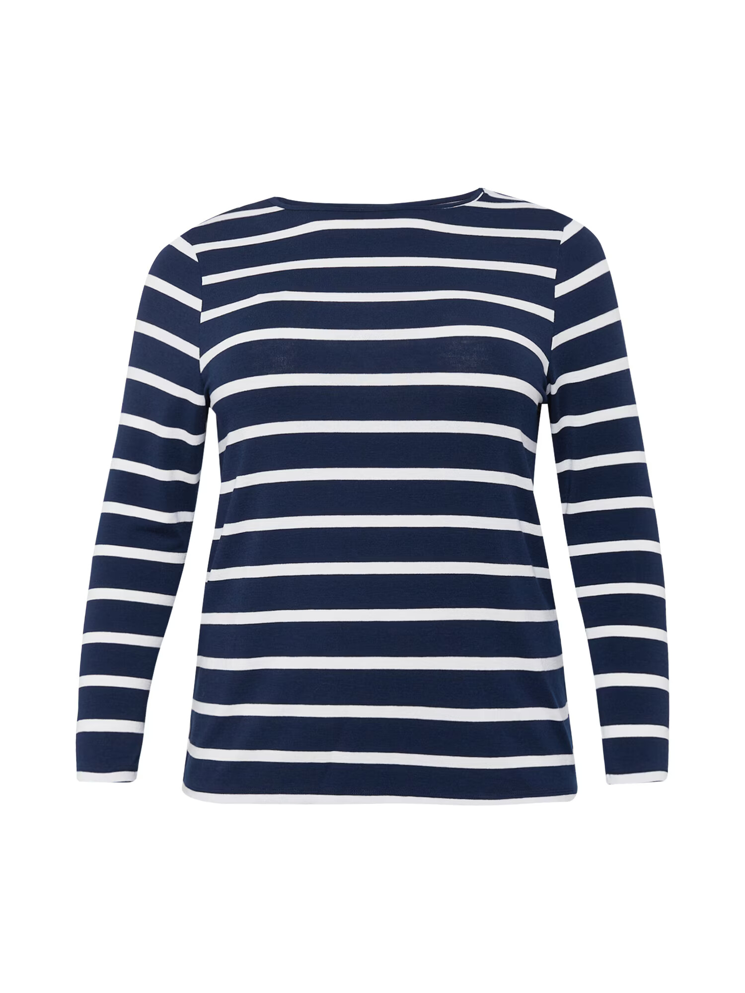 ONLY Carmakoma Tricou 'Carelke' bleumarin / alb - Pled.ro