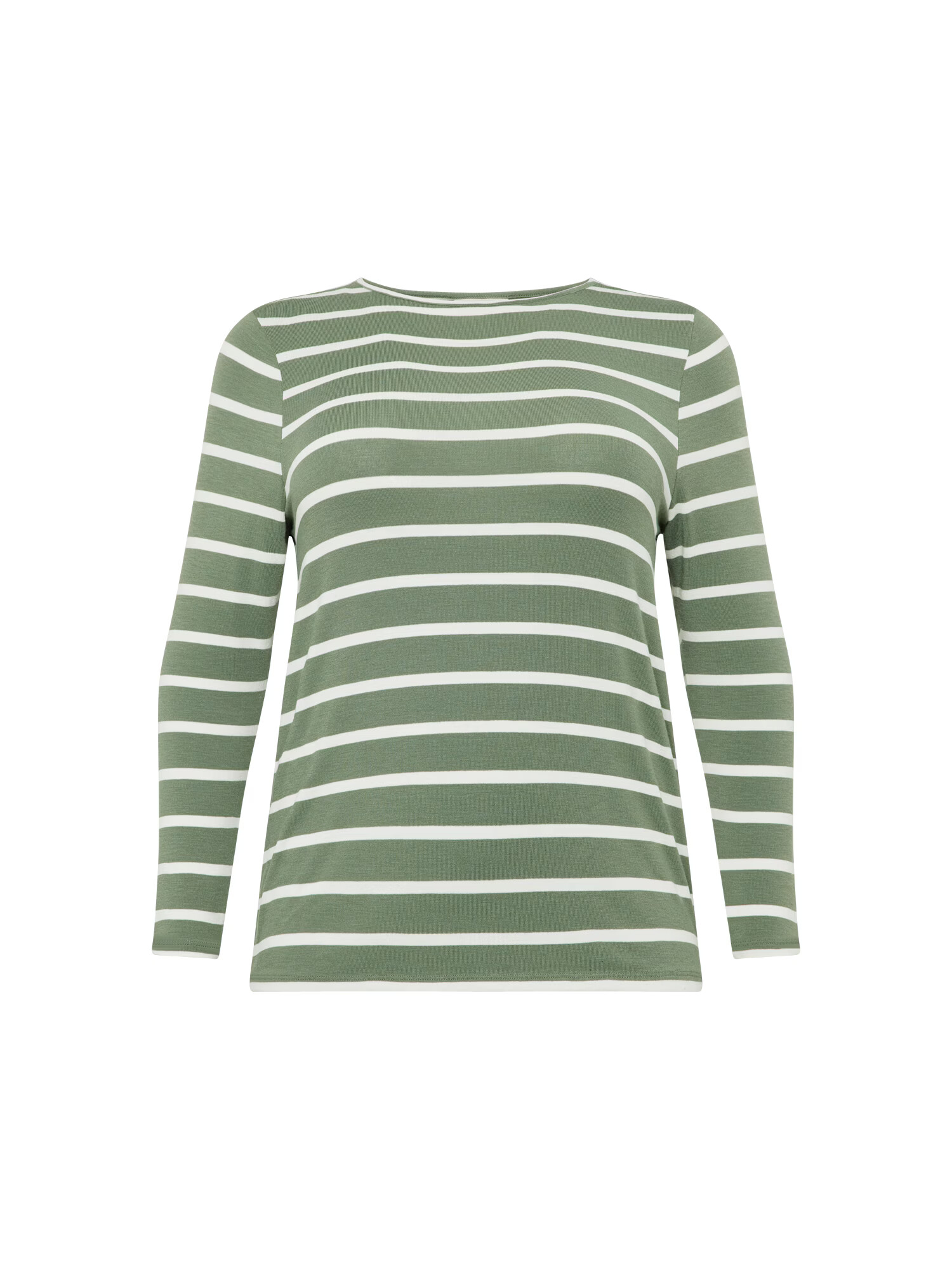 ONLY Carmakoma Tricou 'CARELKE' verde deschis / alb - Pled.ro