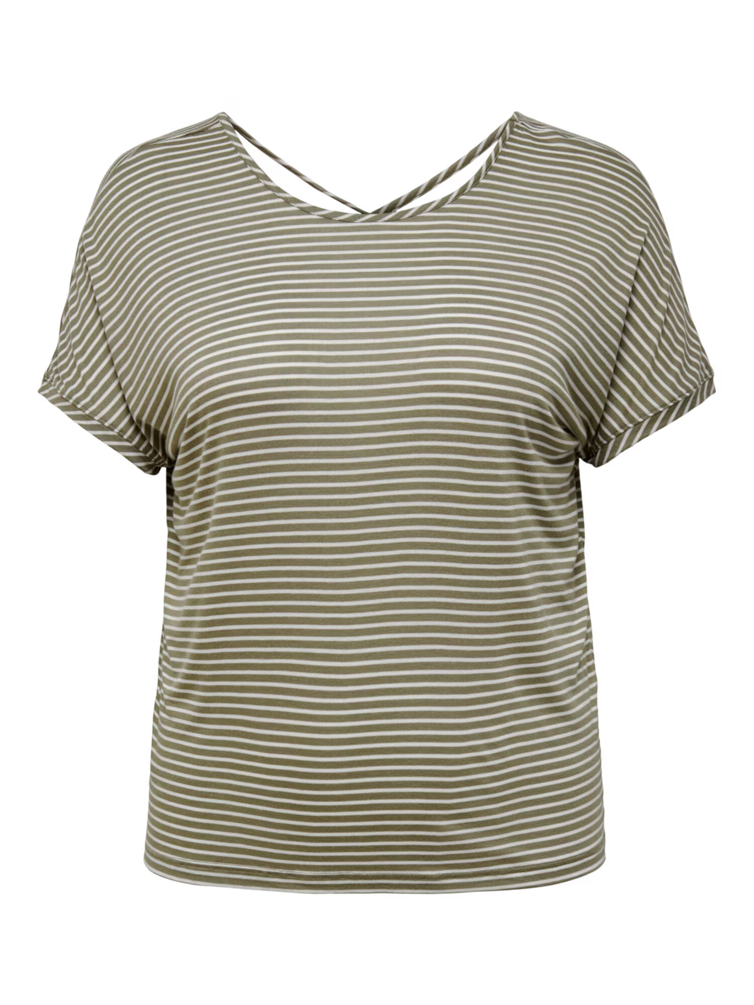 ONLY Carmakoma Tricou crem / oliv - Pled.ro