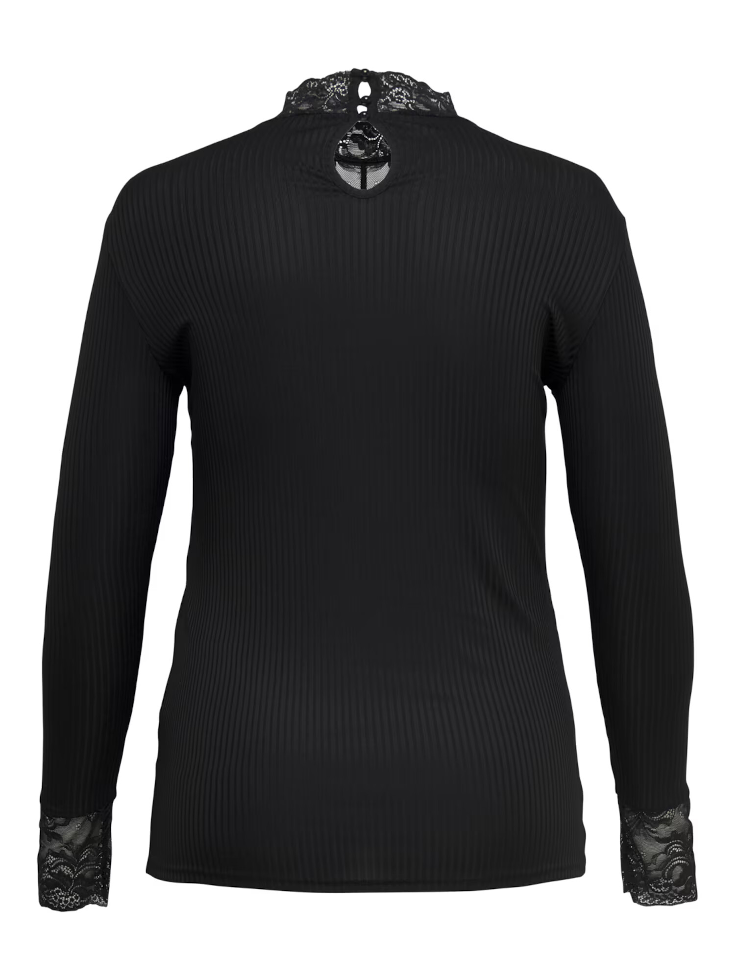 ONLY Carmakoma Tricou 'LACE' negru - Pled.ro