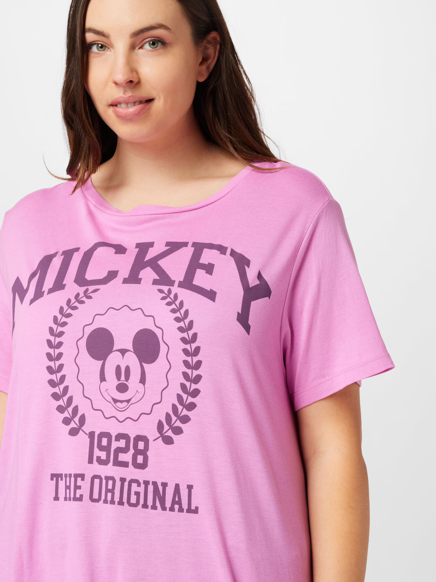 ONLY Carmakoma Tricou 'MICKEY' lila / purpuriu - Pled.ro