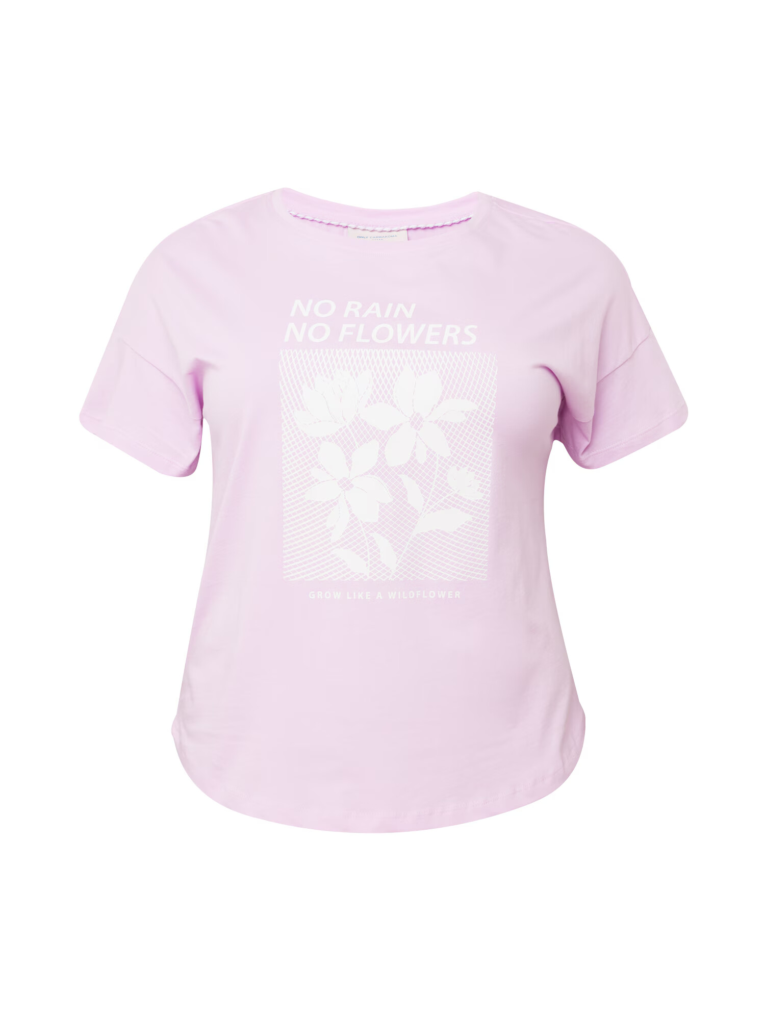 ONLY Carmakoma Tricou mov liliachiu / alb - Pled.ro