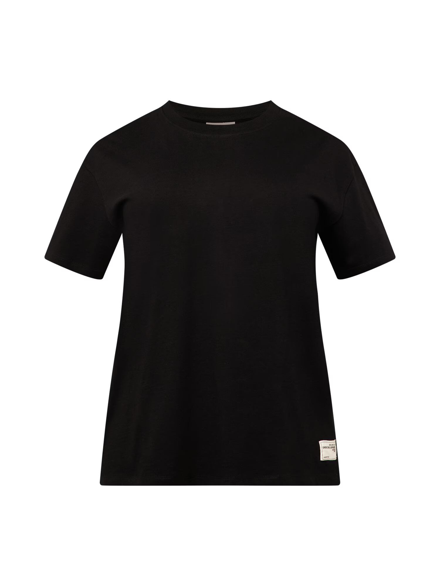 ONLY Carmakoma Tricou negru / alb - Pled.ro