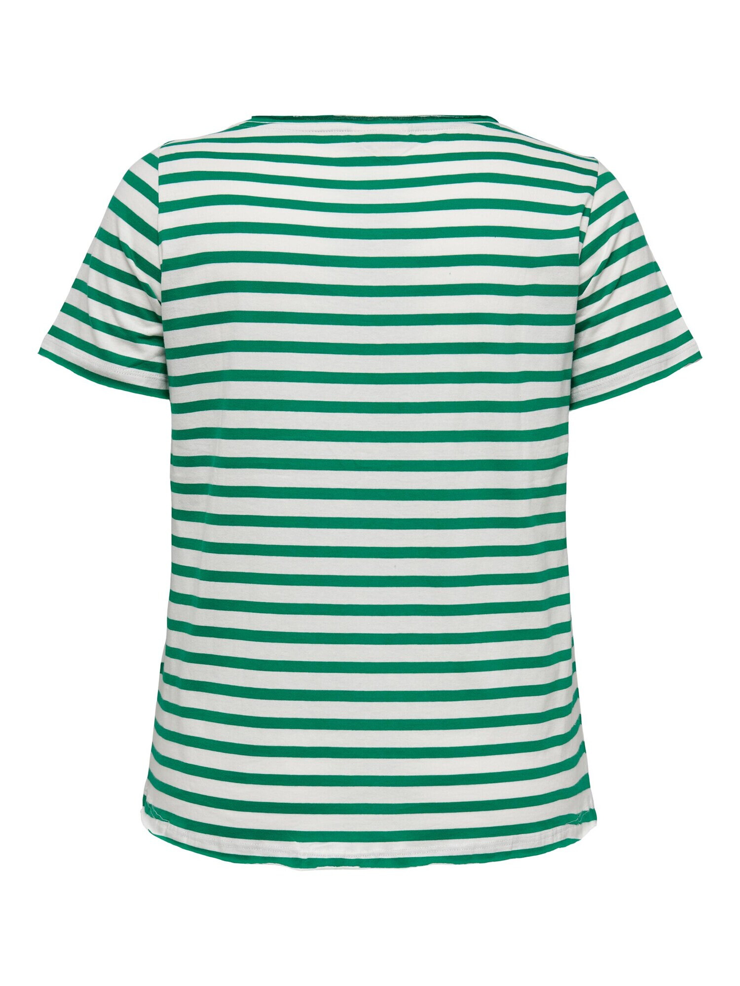 ONLY Carmakoma Tricou verde / alb - Pled.ro