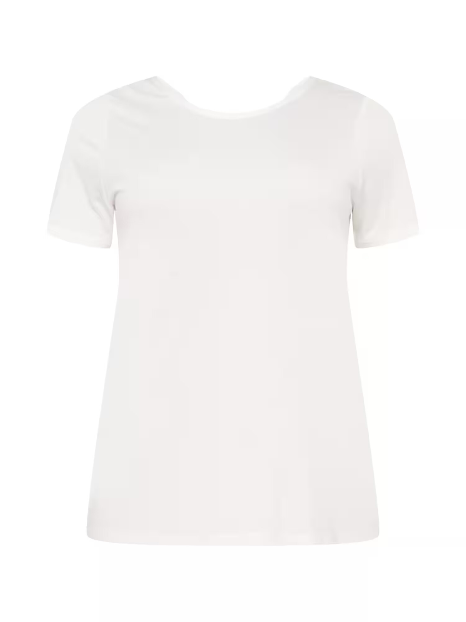 ONLY Curve Tricou 'CARRIE' alb natural - Pled.ro