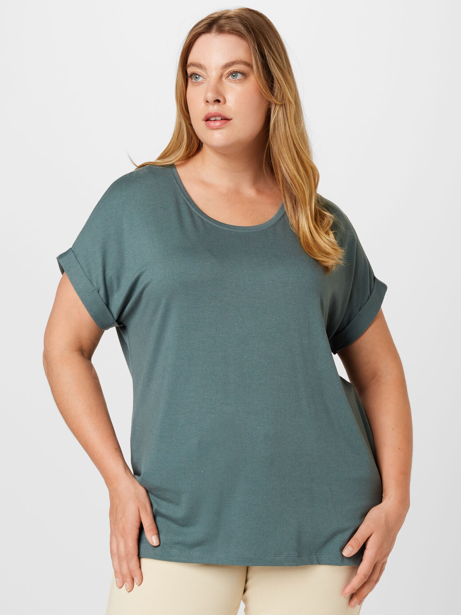 ONLY Curve Tricou 'MOSTER' verde pin - Pled.ro