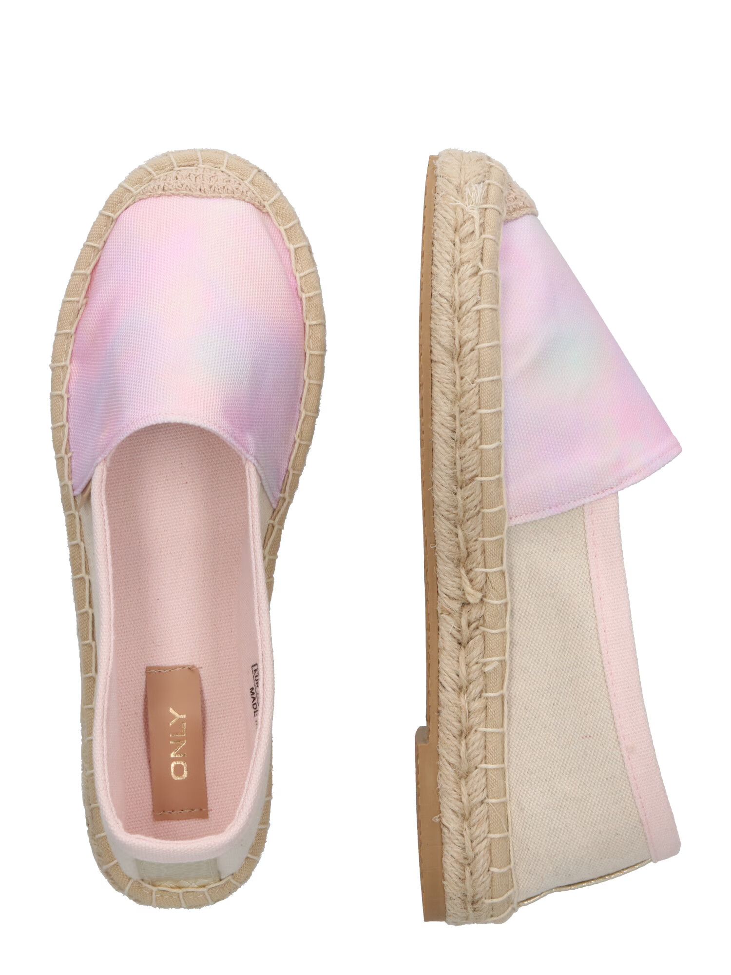 ONLY Espadrile bej / roz - Pled.ro