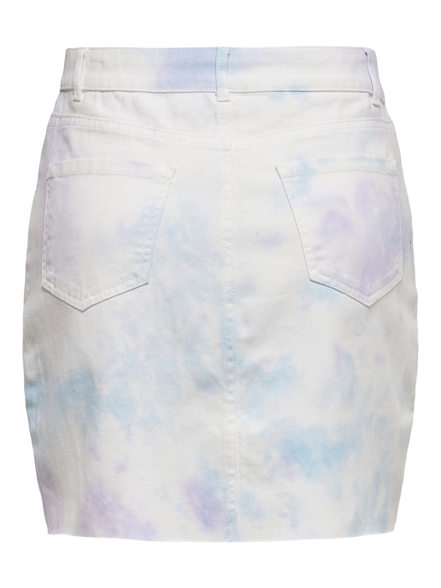 ONLY Fustă 'SKY' albastru deschis / mov pastel / alb denim - Pled.ro