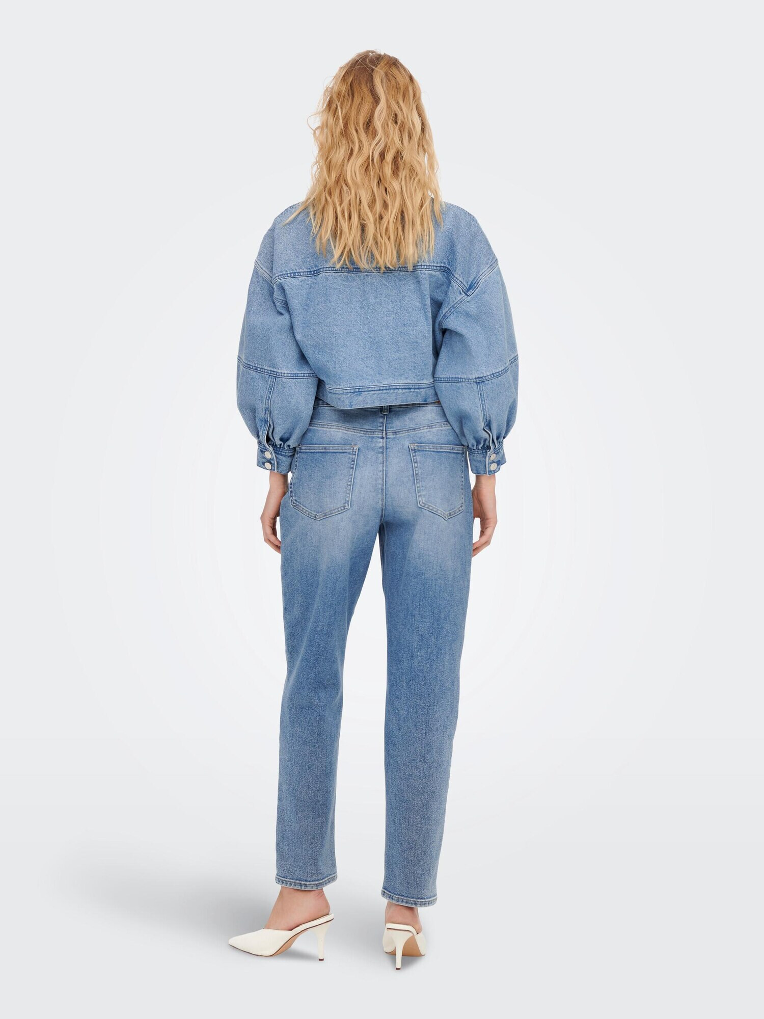 ONLY Geacă de primăvară-toamnă 'BIRD' albastru denim - Pled.ro