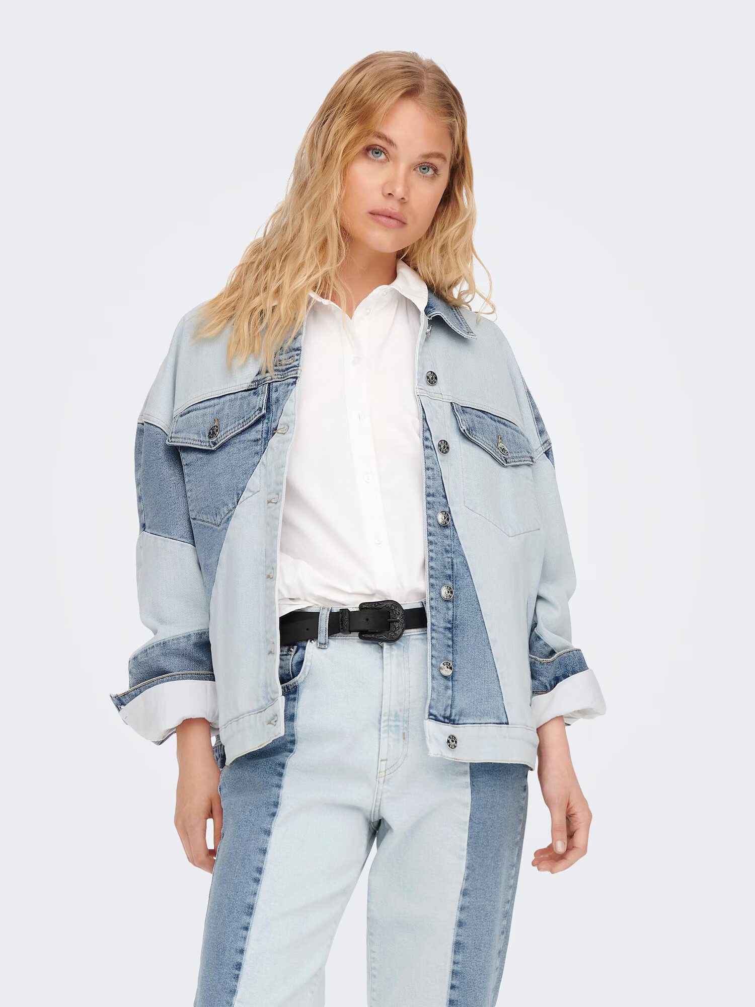 ONLY Geacă de primăvară-toamnă 'Megan' albastru denim / albastru deschis - Pled.ro