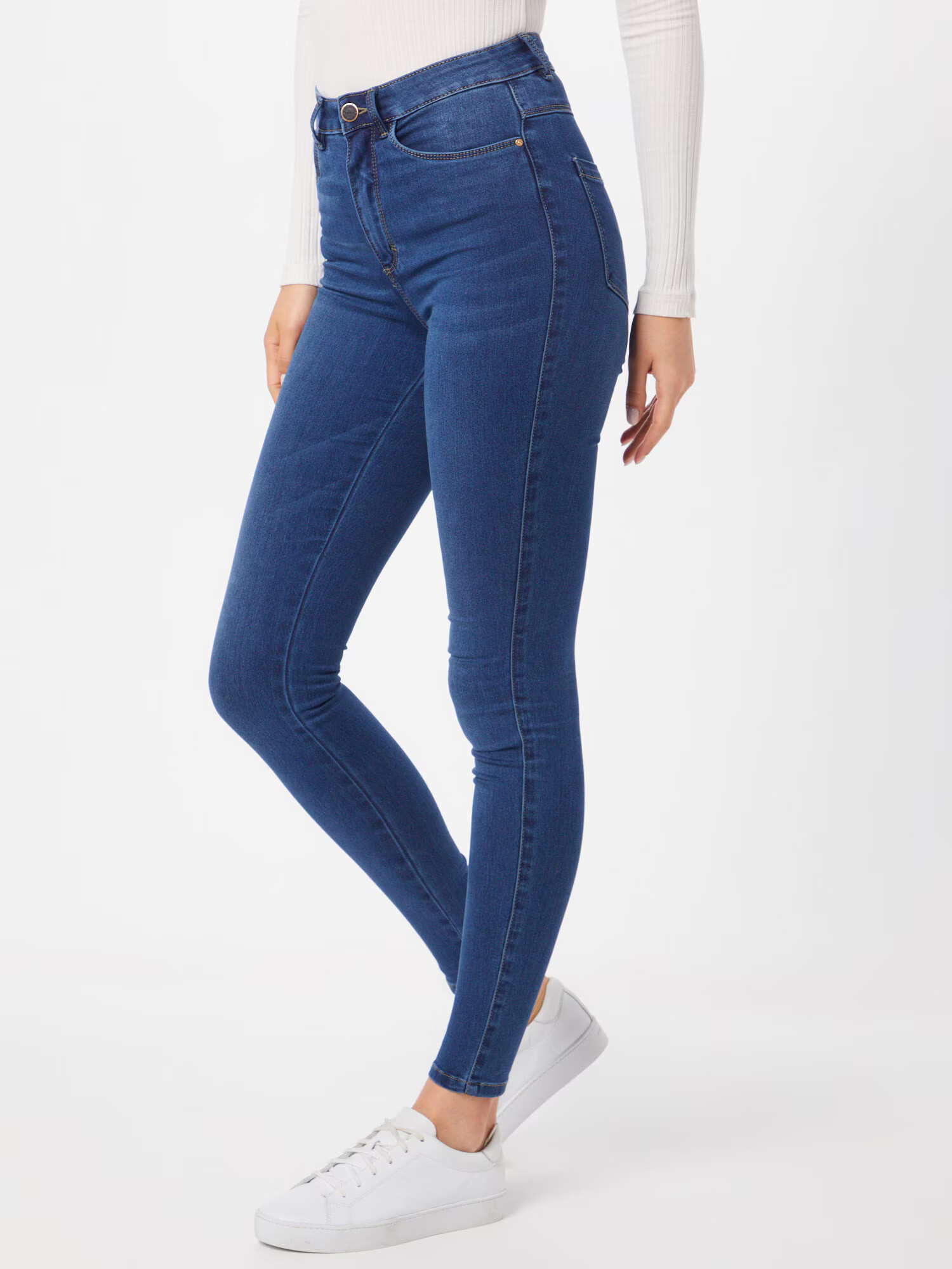 ONLY Jeans albastru denim / maro - Pled.ro