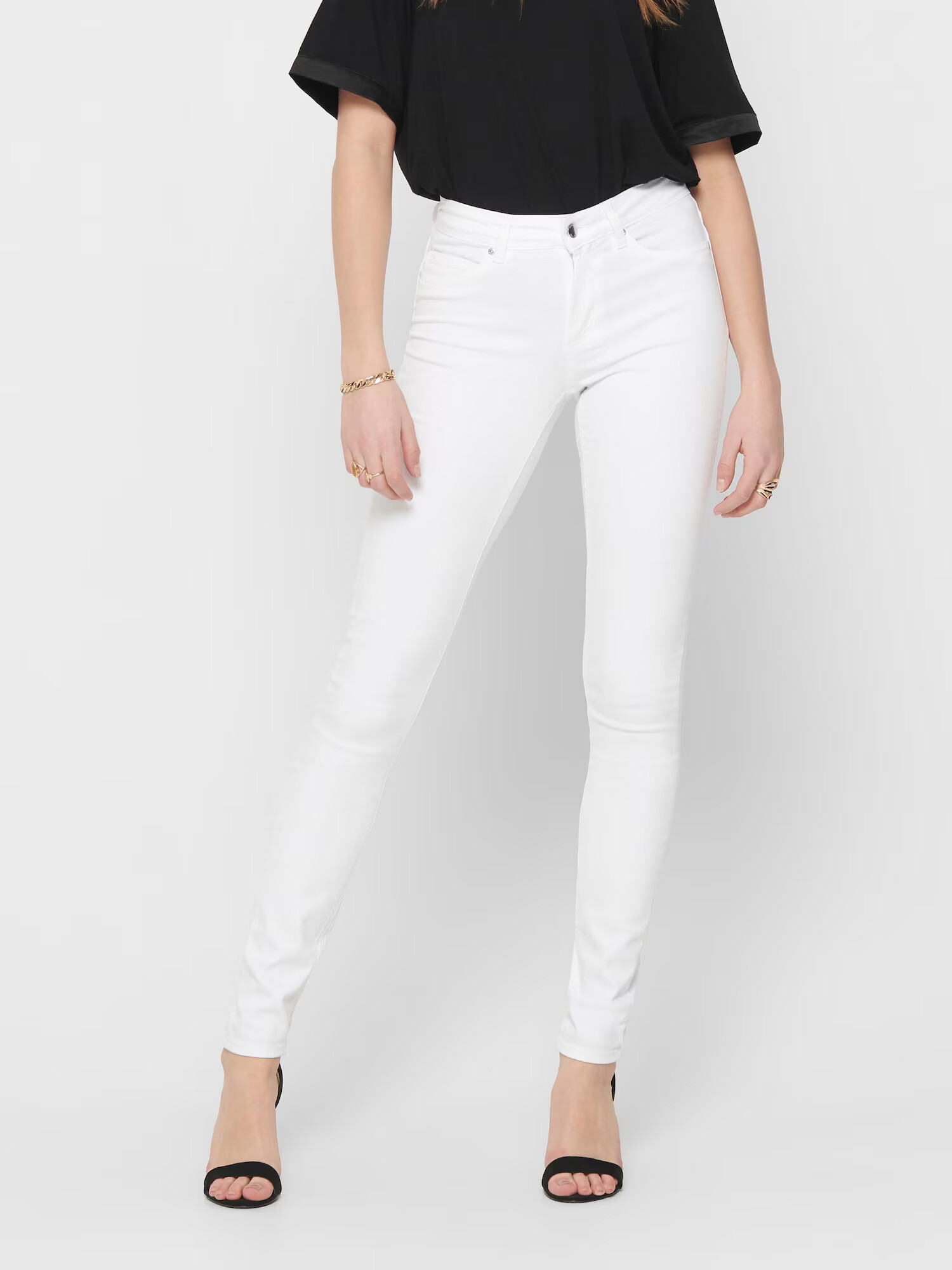 ONLY Jeans 'Blush' alb denim - Pled.ro