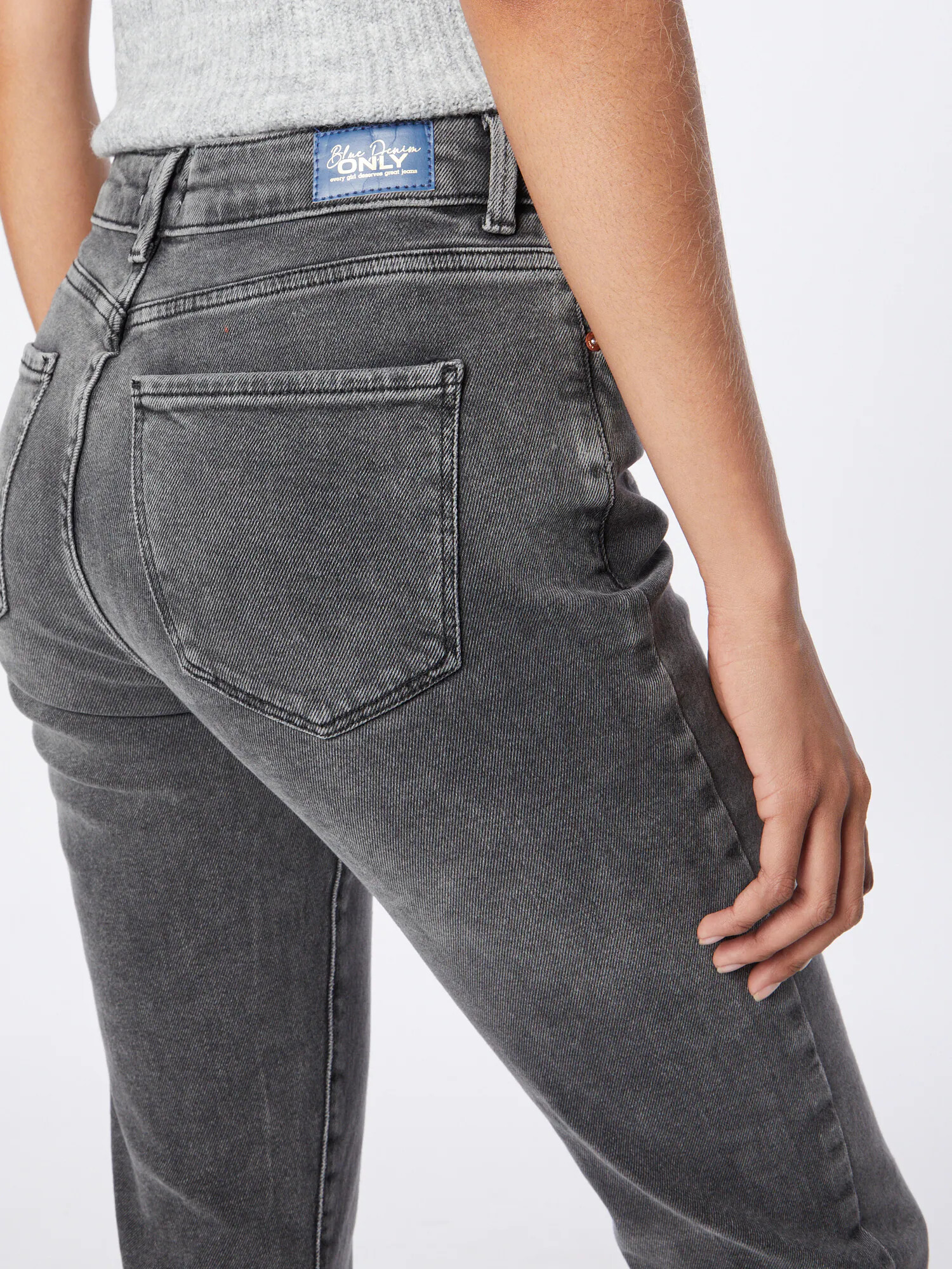 ONLY Jeans gri denim - Pled.ro