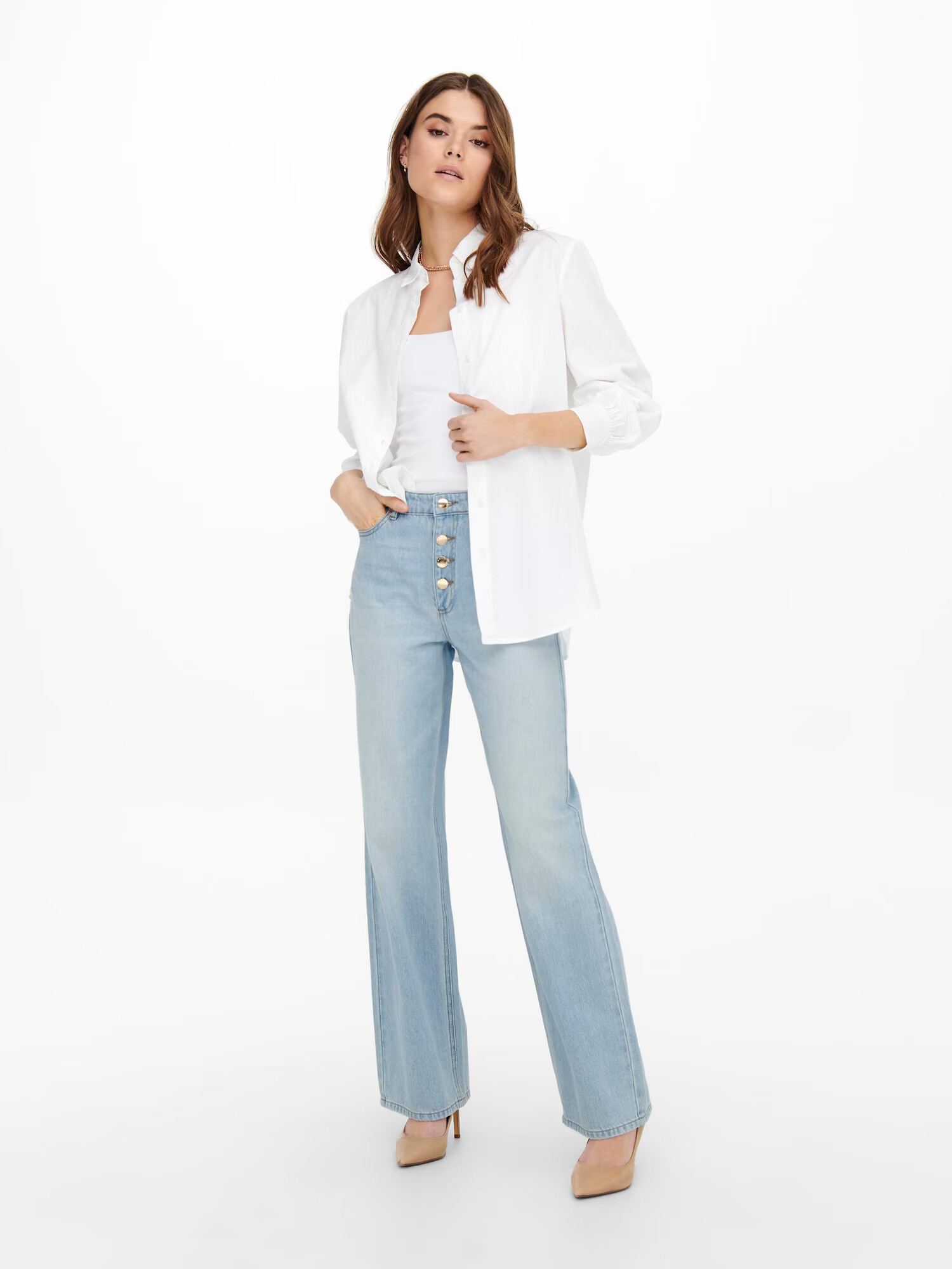 ONLY Jeans 'Molly' albastru deschis - Pled.ro