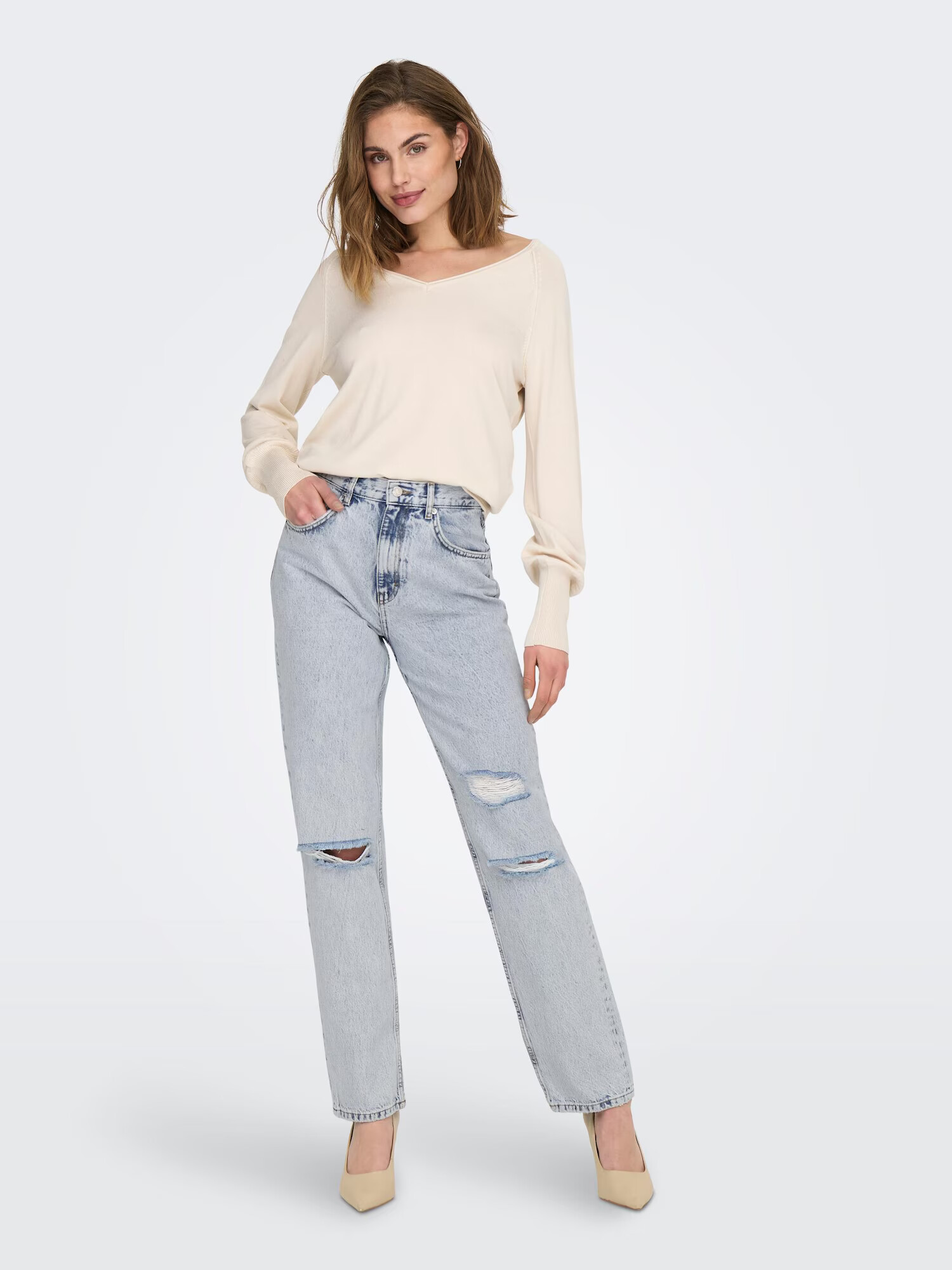 ONLY Jeans 'ROBYN' albastru deschis - Pled.ro