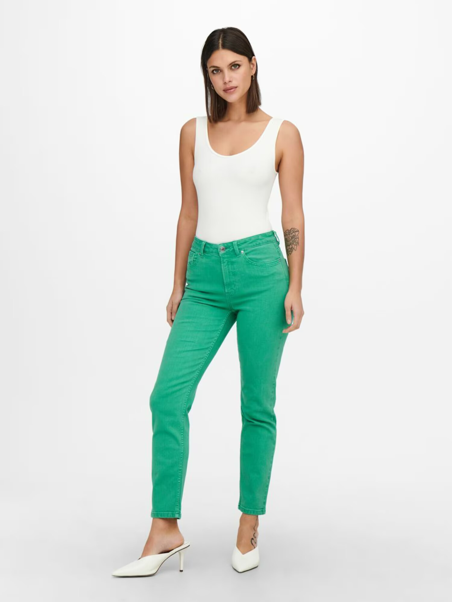 ONLY Jeans verde - Pled.ro