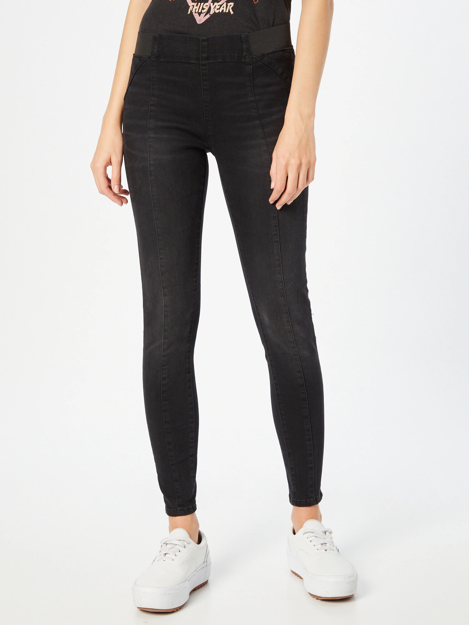 ONLY Jeggings 'Wauw' negru - Pled.ro