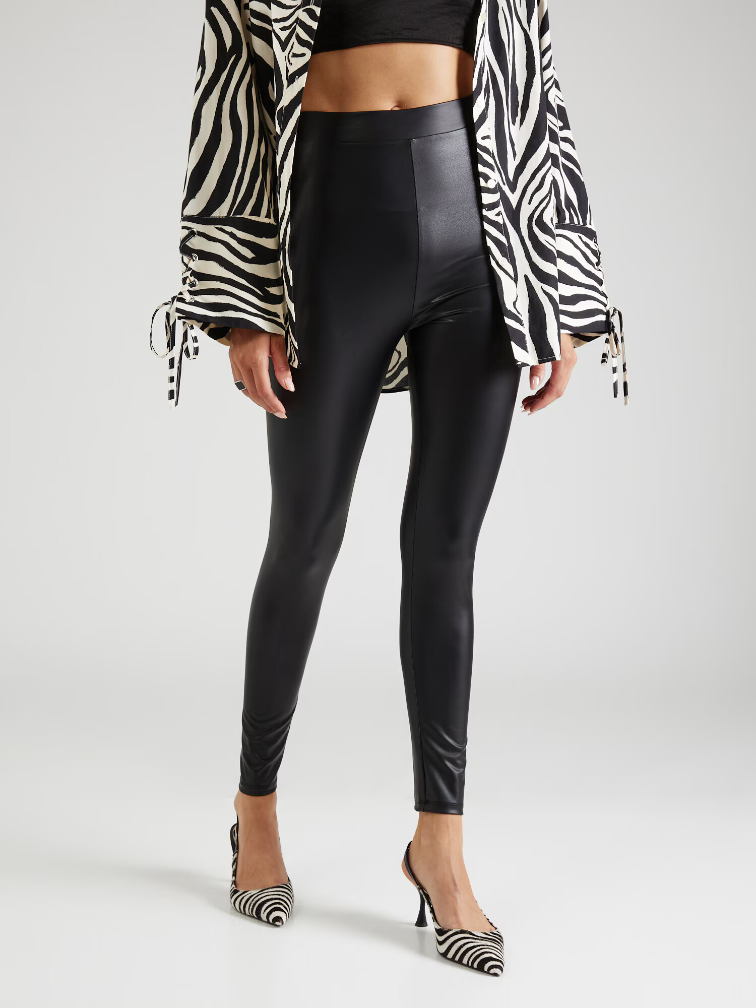 ONLY Leggings 'MEGAN' negru - Pled.ro