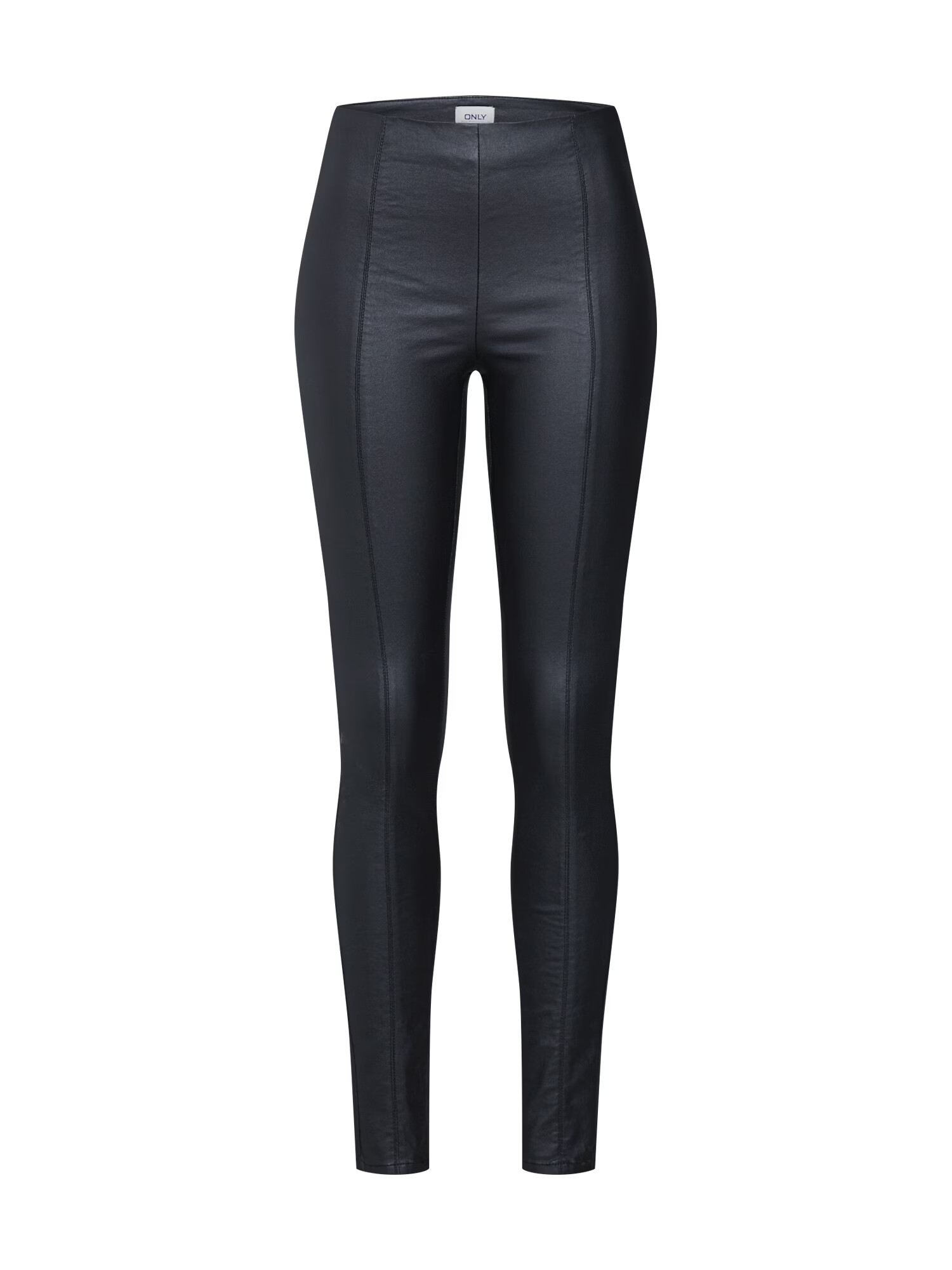 ONLY Leggings 'onlIZABEL MID SK COATED PNT' negru - Pled.ro