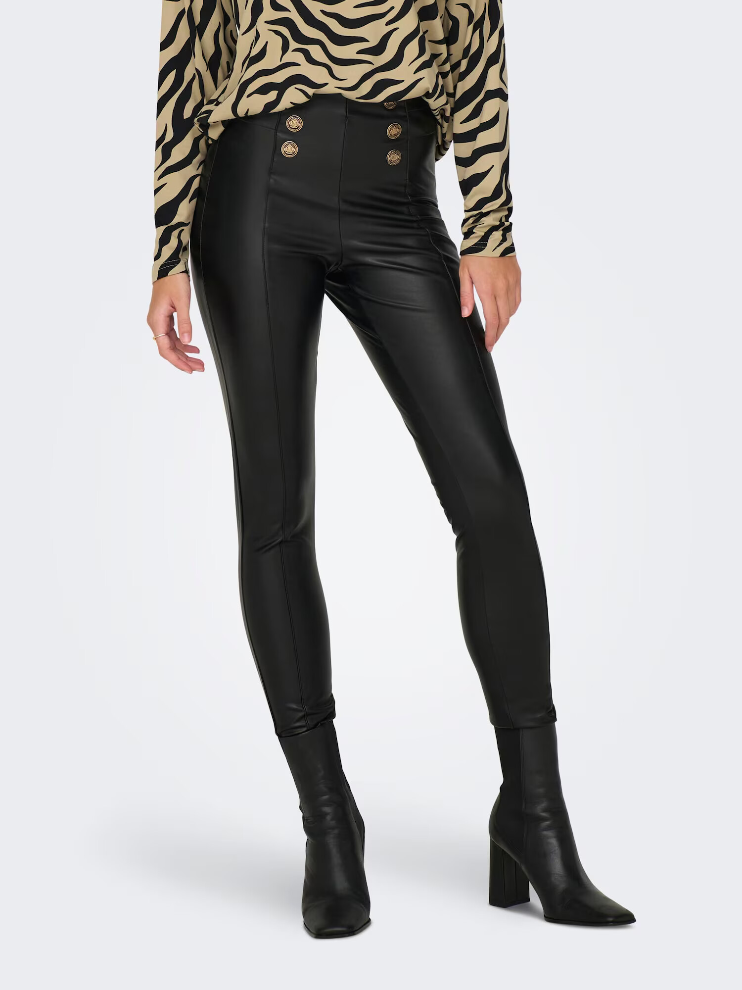 ONLY Leggings 'STAR' negru - Pled.ro