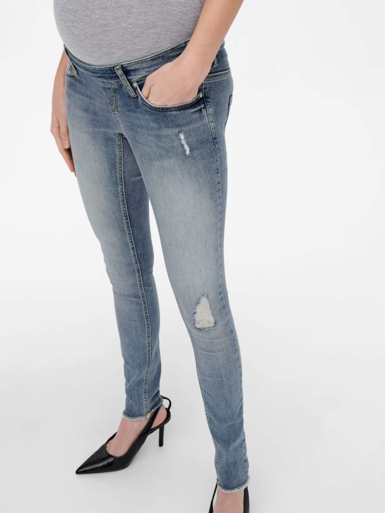 Only Maternity Jeans 'Blush' albastru denim - Pled.ro