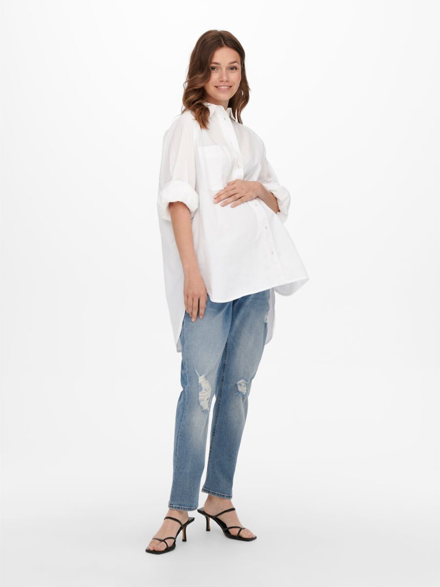 Only Maternity Jeans 'Eneda' albastru denim - Pled.ro