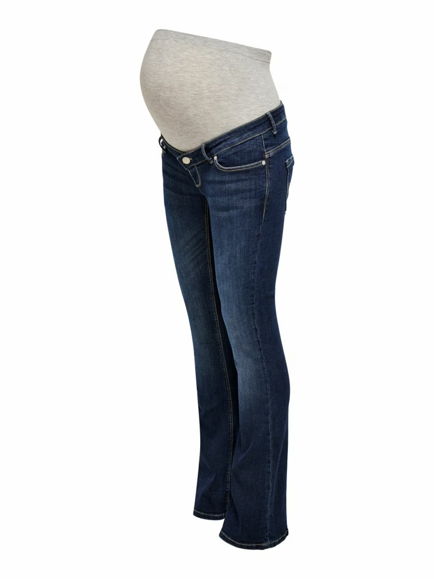 Only Maternity Jeans 'Paola' albastru denim / gri amestecat - Pled.ro