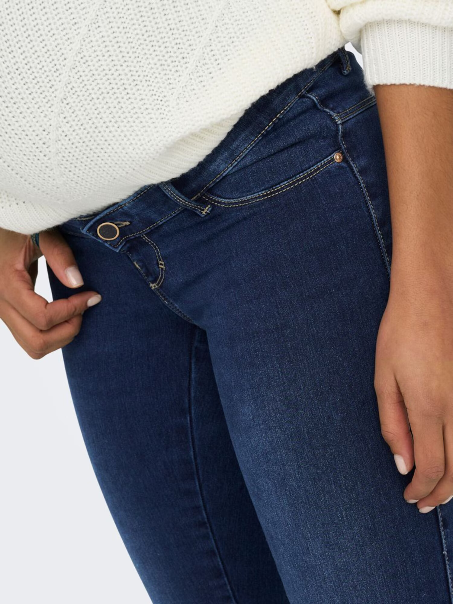 Only Maternity Jeans 'Royal' albastru denim / gri amestecat - Pled.ro