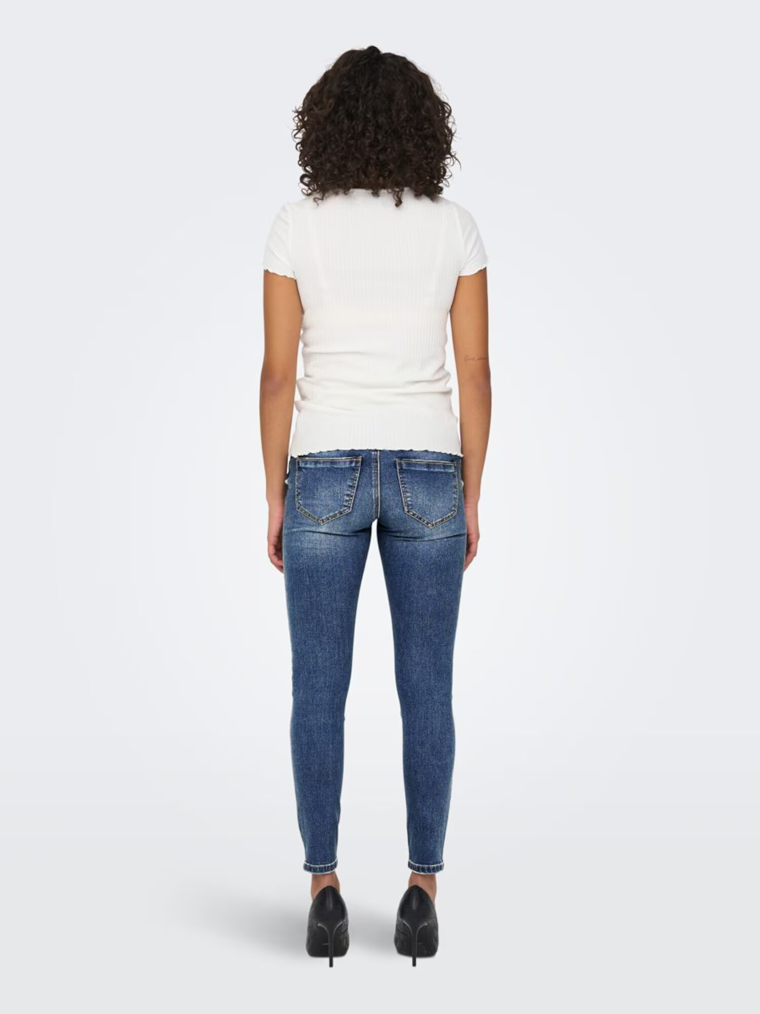 Only Maternity Jeans 'Wauw' albastru denim / gri - Pled.ro