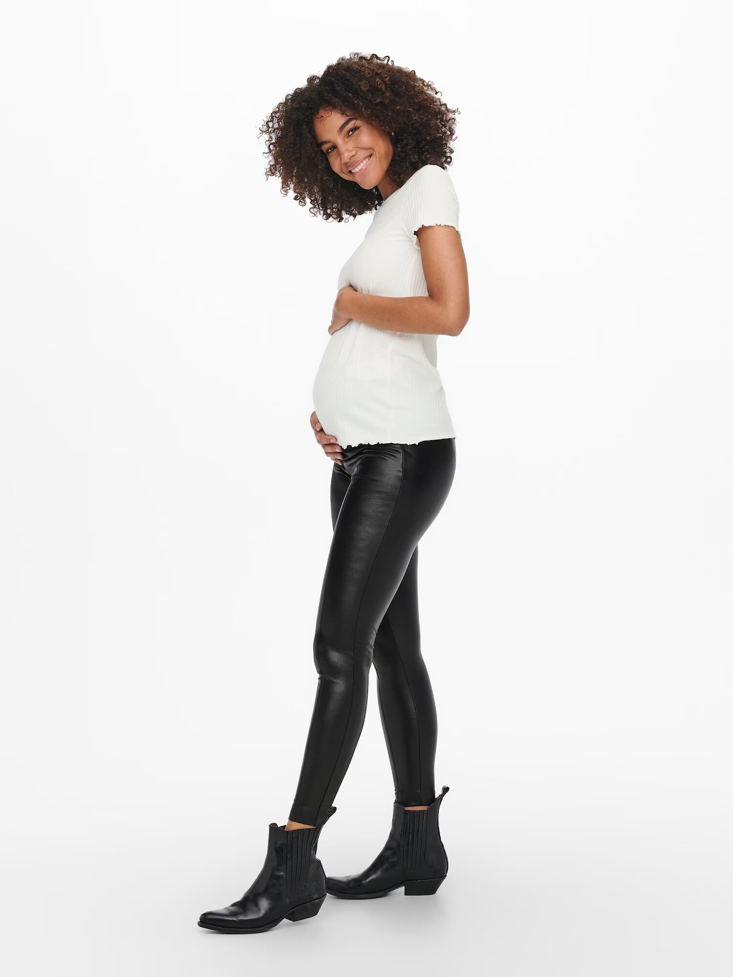 Only Maternity Leggings 'Hanna' negru - Pled.ro