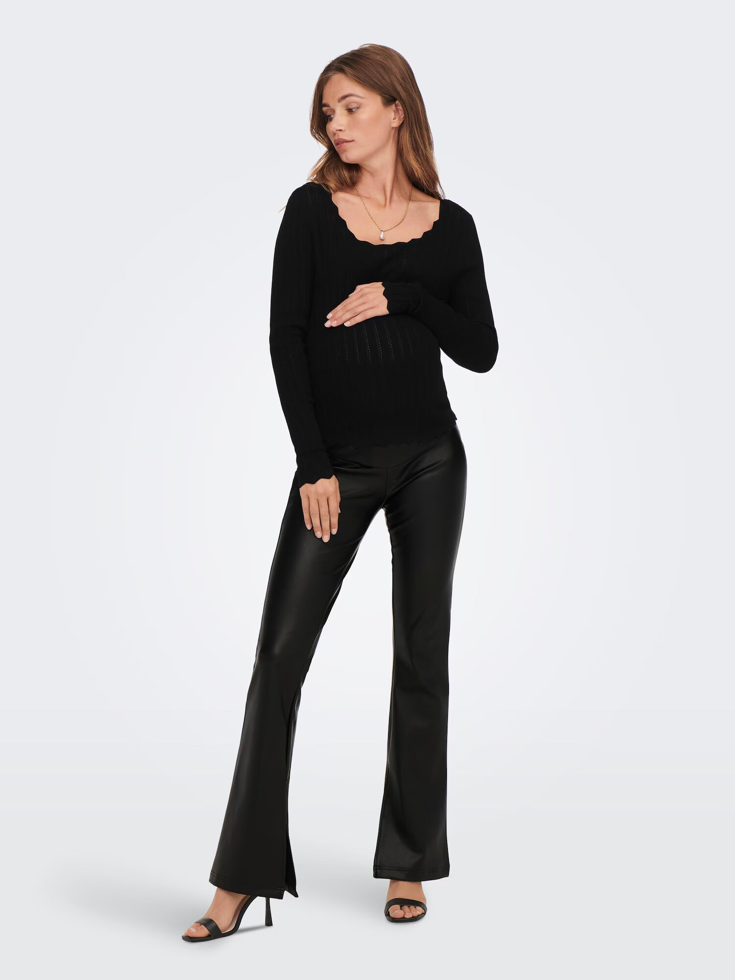 Only Maternity Leggings 'Star' negru - Pled.ro