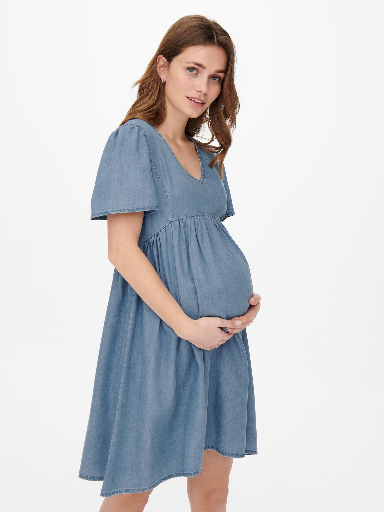 Only Maternity Rochie albastru denim - Pled.ro