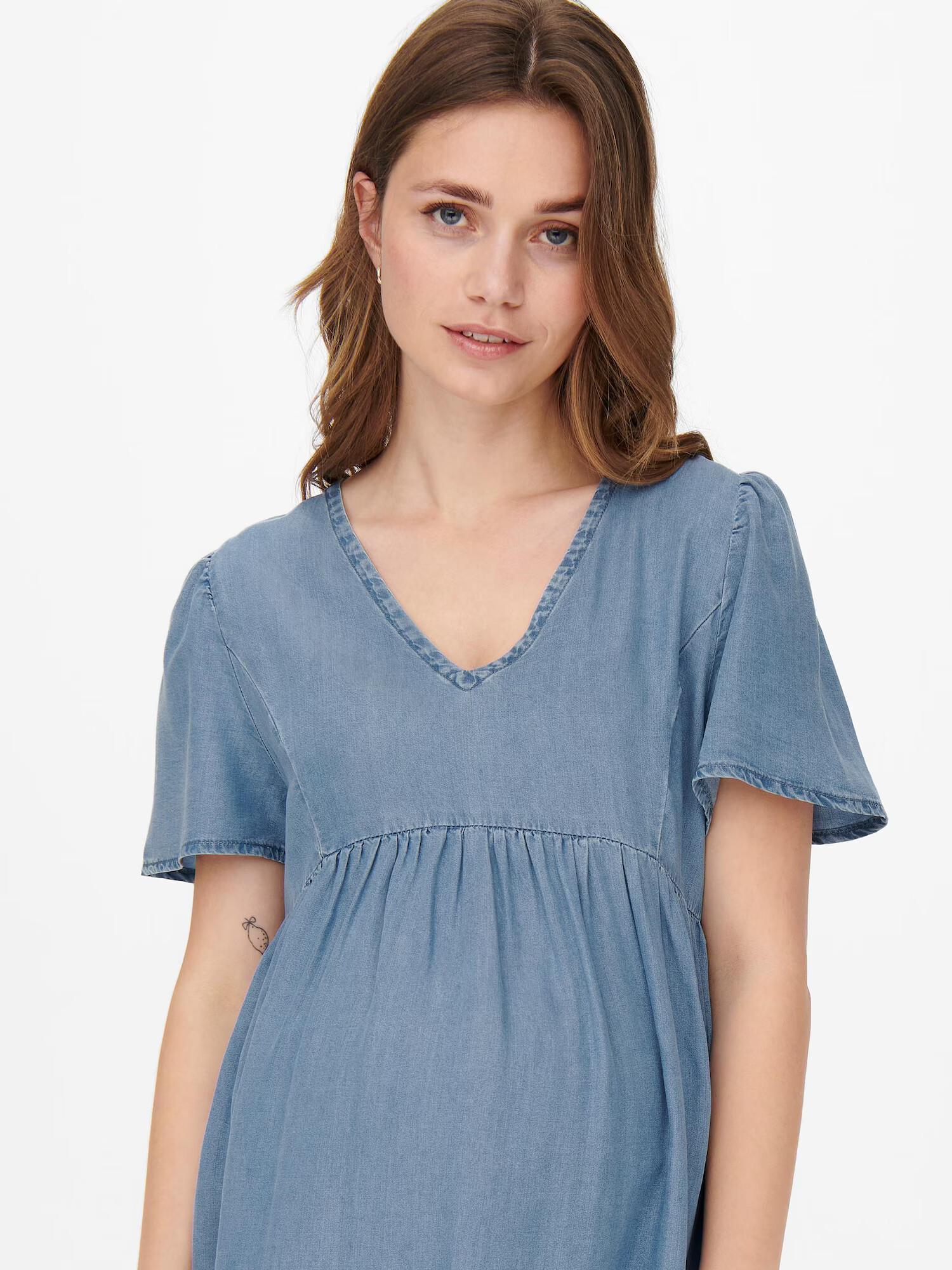 Only Maternity Rochie albastru denim - Pled.ro