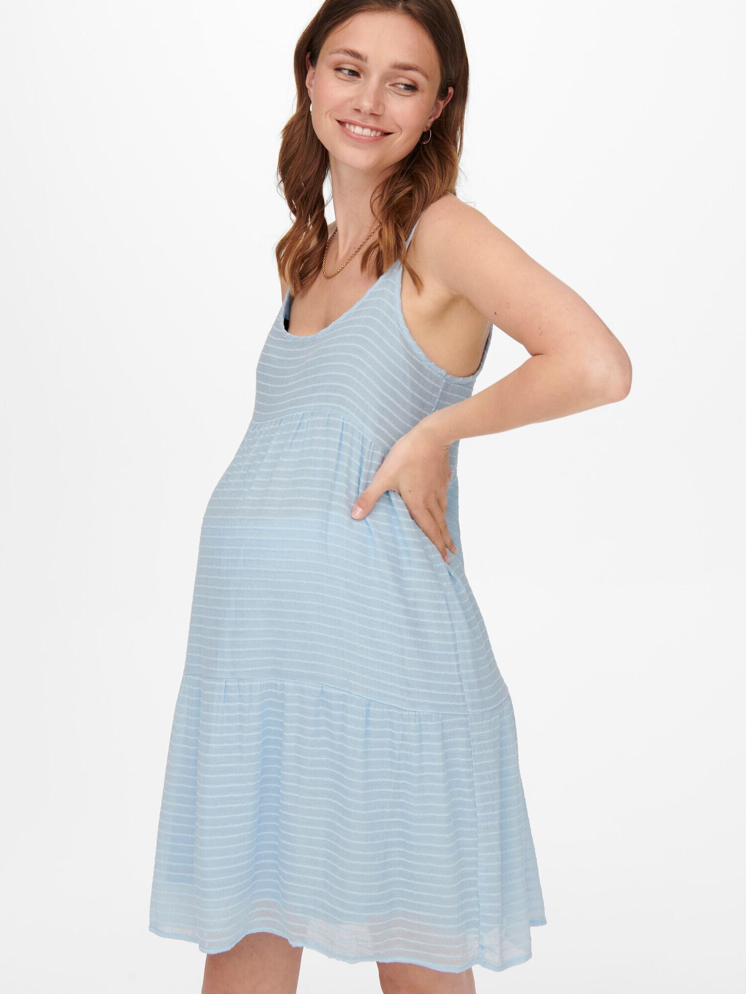 Only Maternity Rochie de vară 'London' turcoaz / albastru deschis - Pled.ro